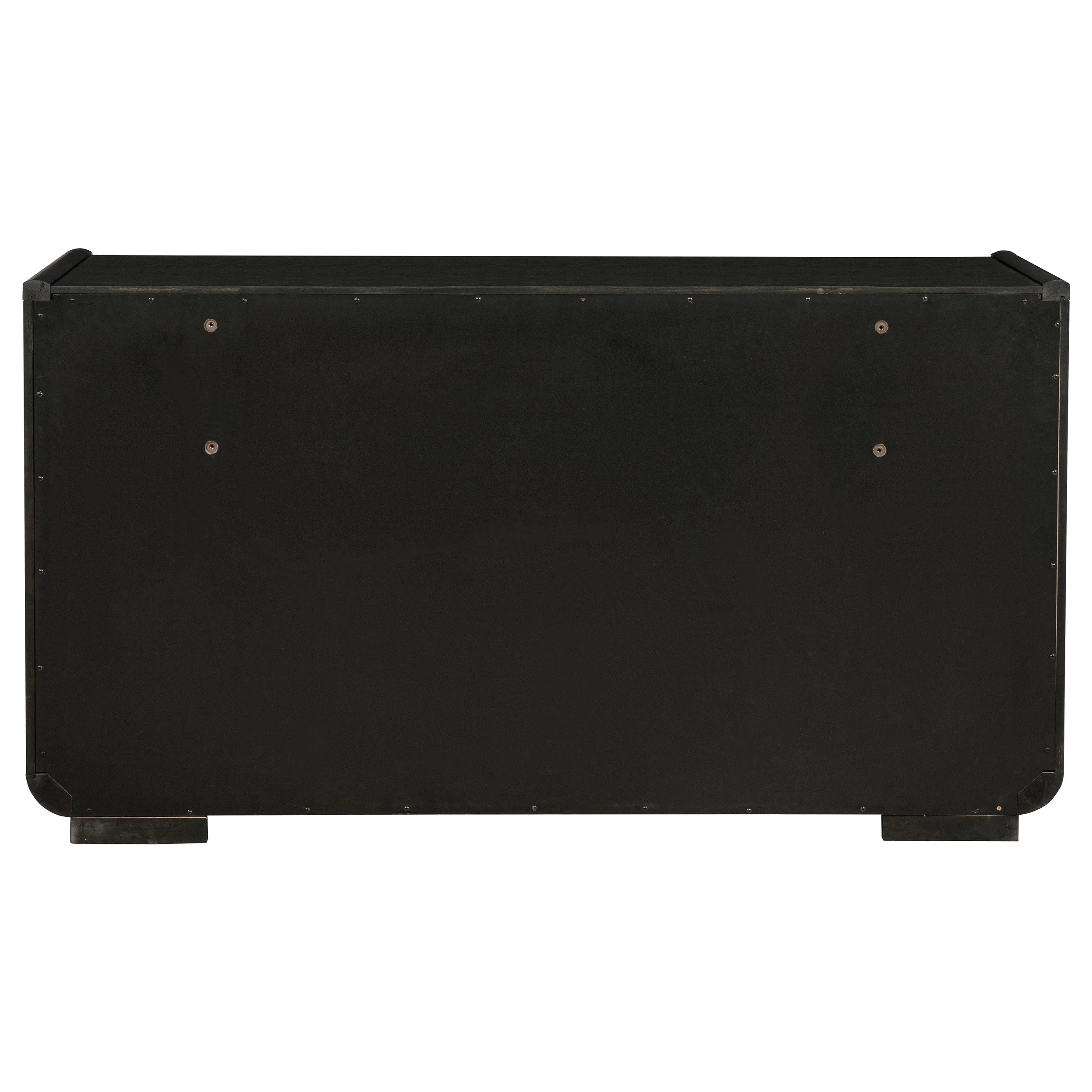 Leandro Burnished Black 8-drawer Bedroom Dresser Cabinet - Image 6