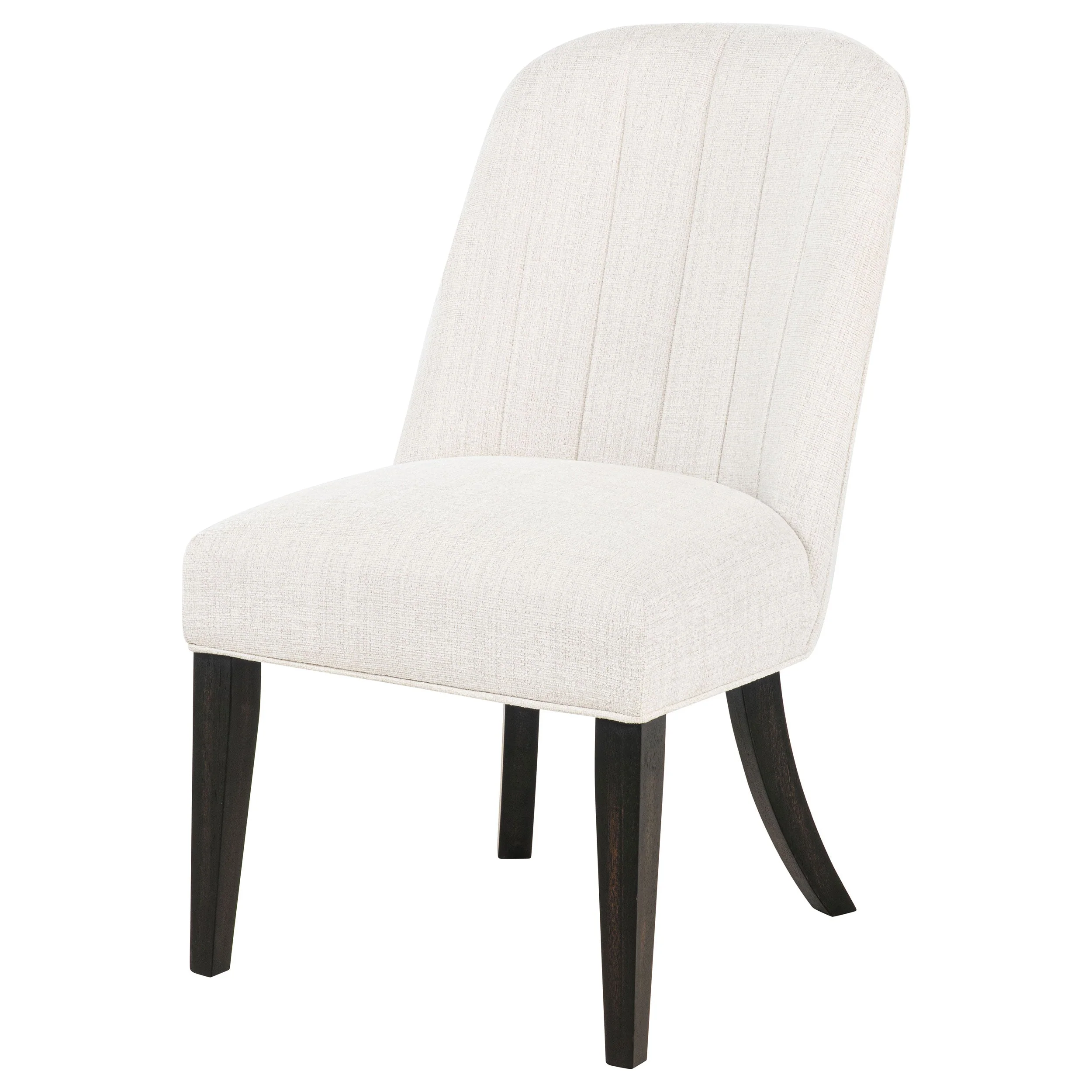 Leandro Cream/Burnished Black Upholstered Dining Side Chair (Set of 2) - Image 4