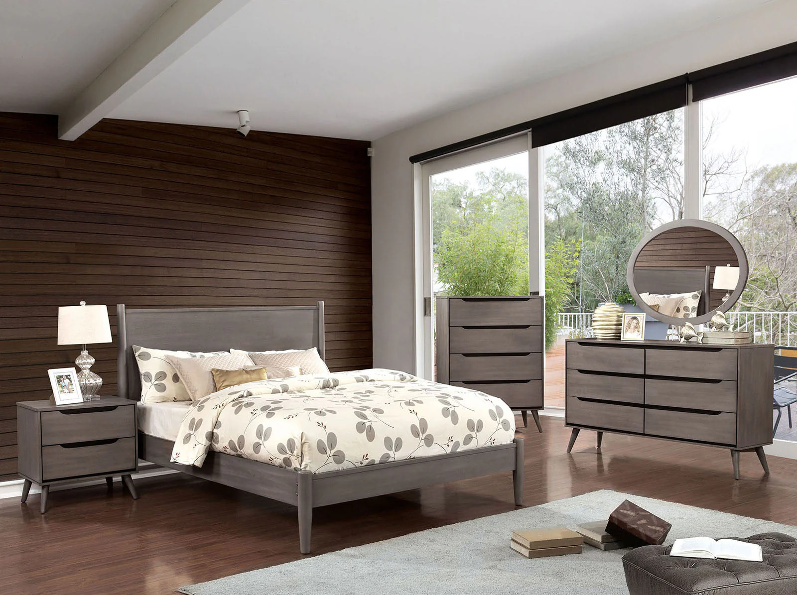 Lennart Gray King Bed - Image 2