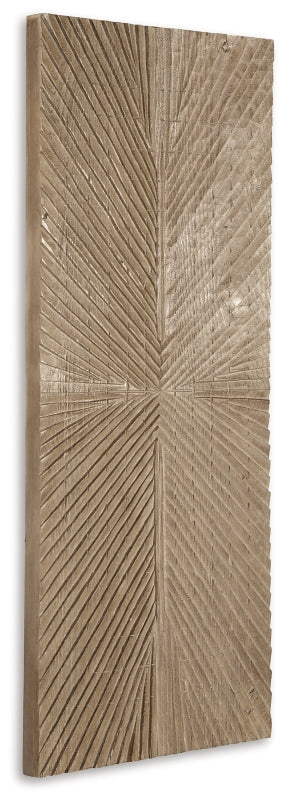 Lenora Distressed Brown Wall Decor - Image 3
