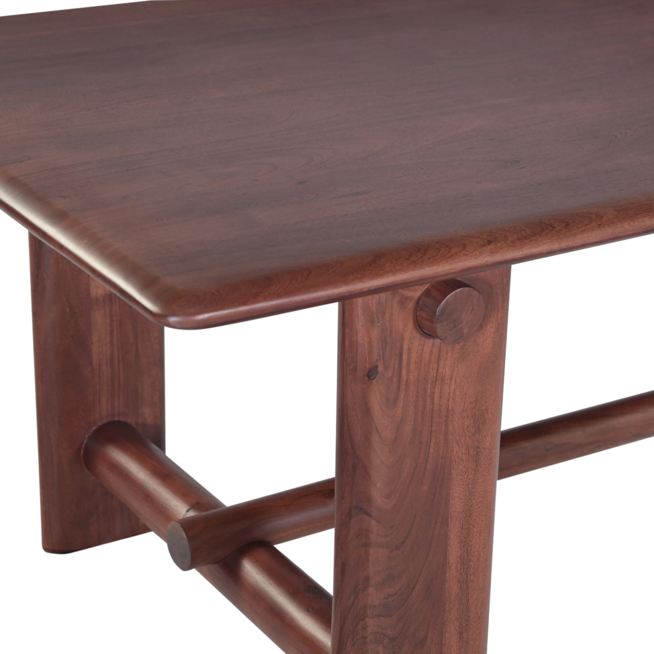 Lenox Loch 64" Bench in Walnut - Image 3