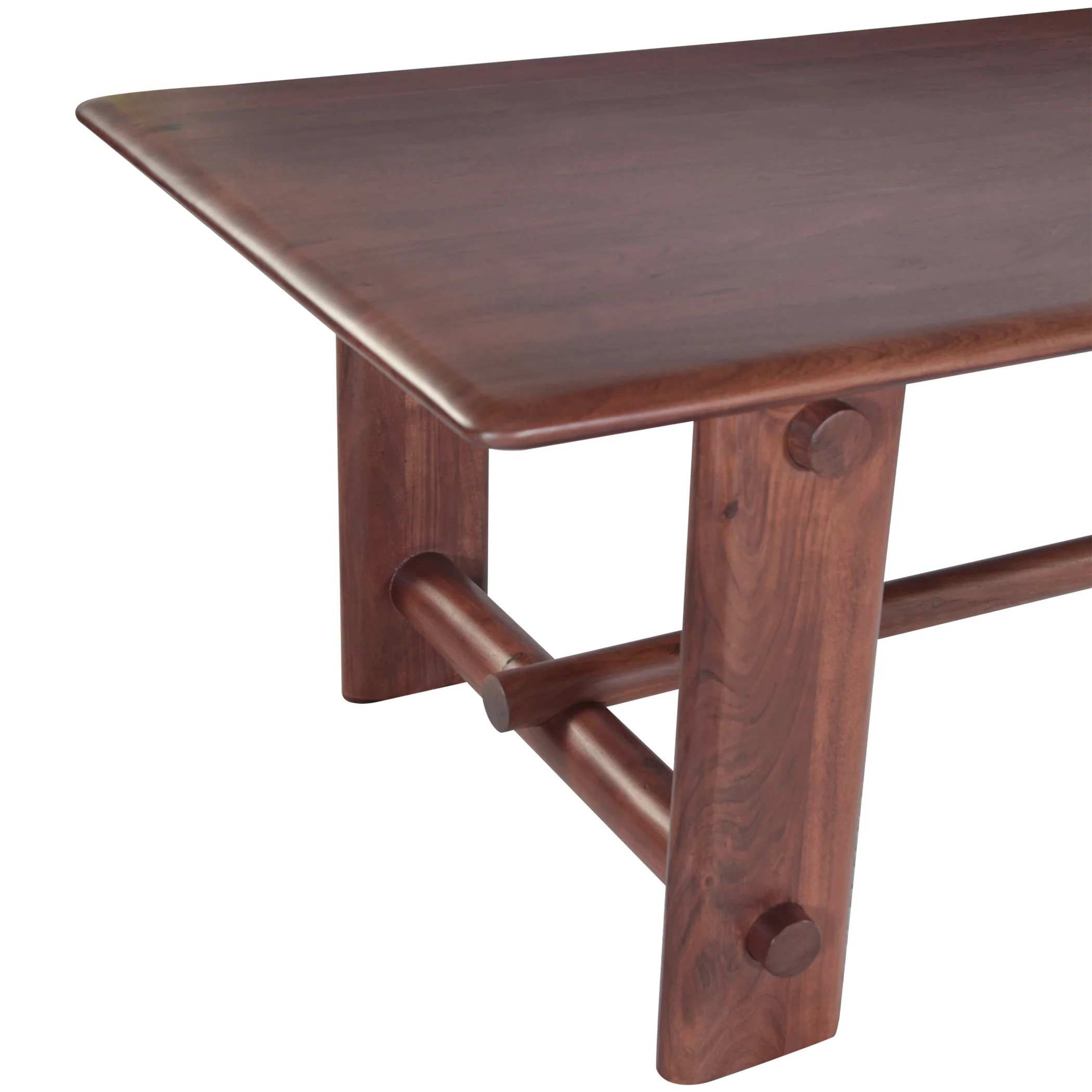 Lenox Loch 64" Bench in Walnut - Image 7