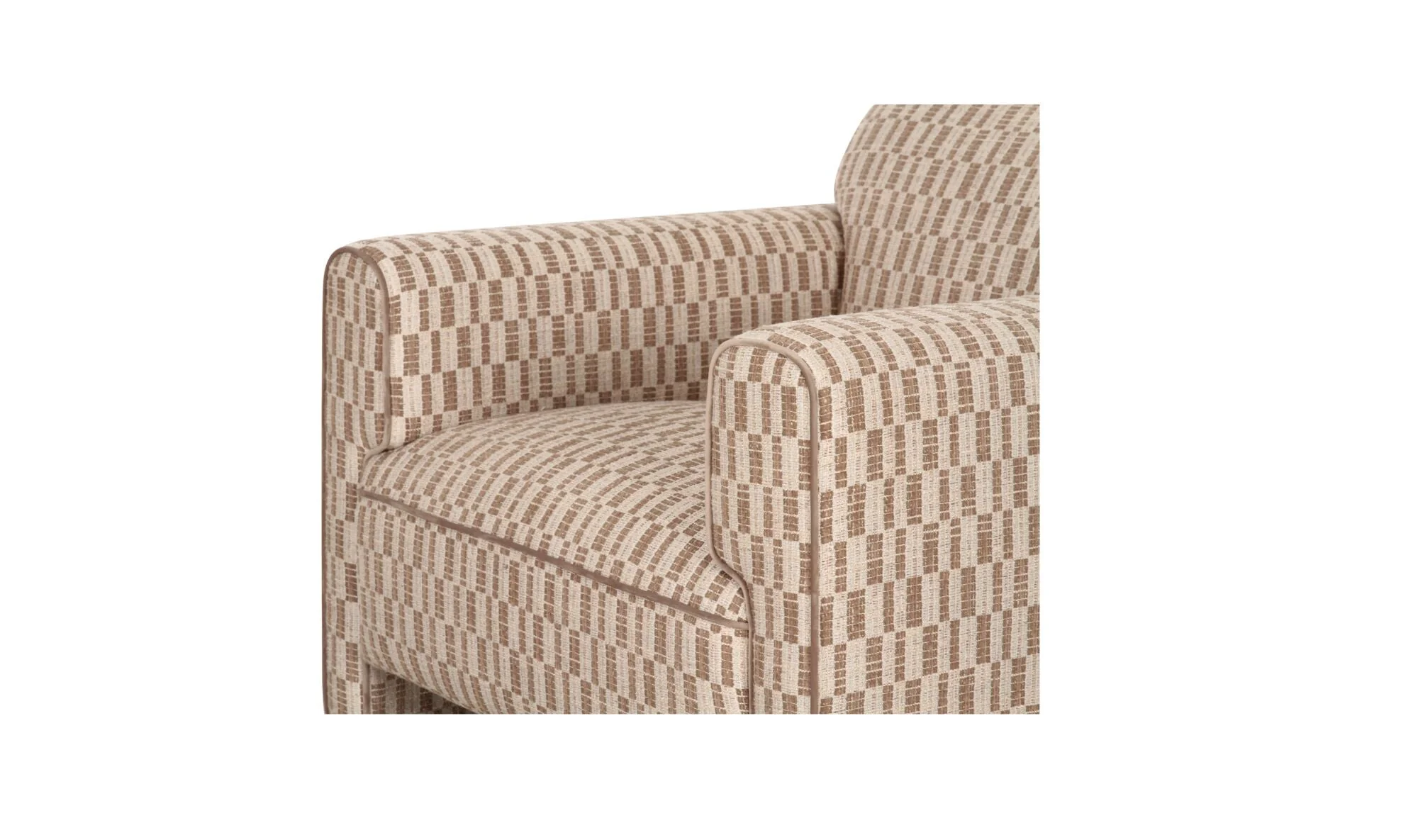 Leo Accent Chair Taupe - Image 6
