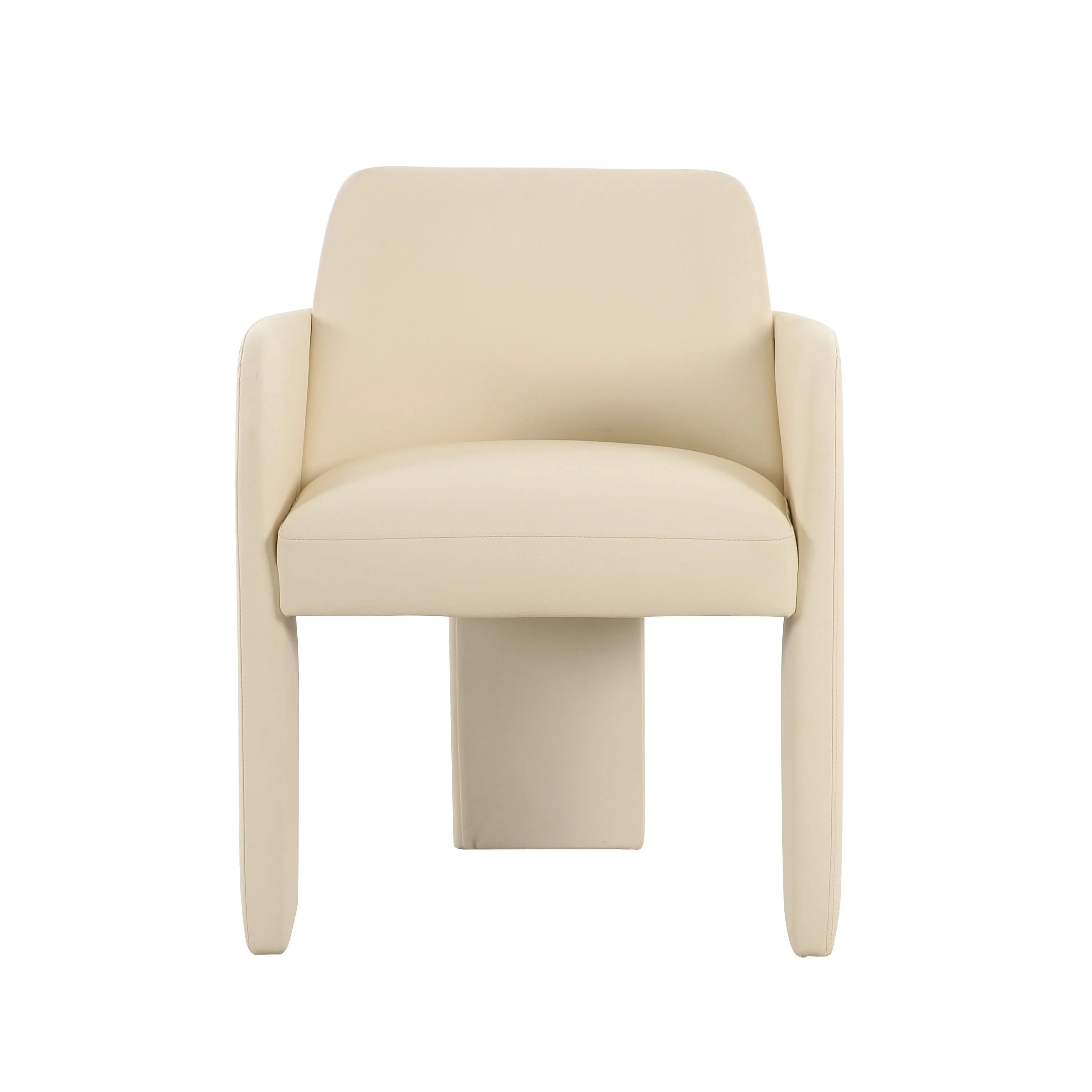 Leo Performance Vegan Leather Dining Chair - Image 3