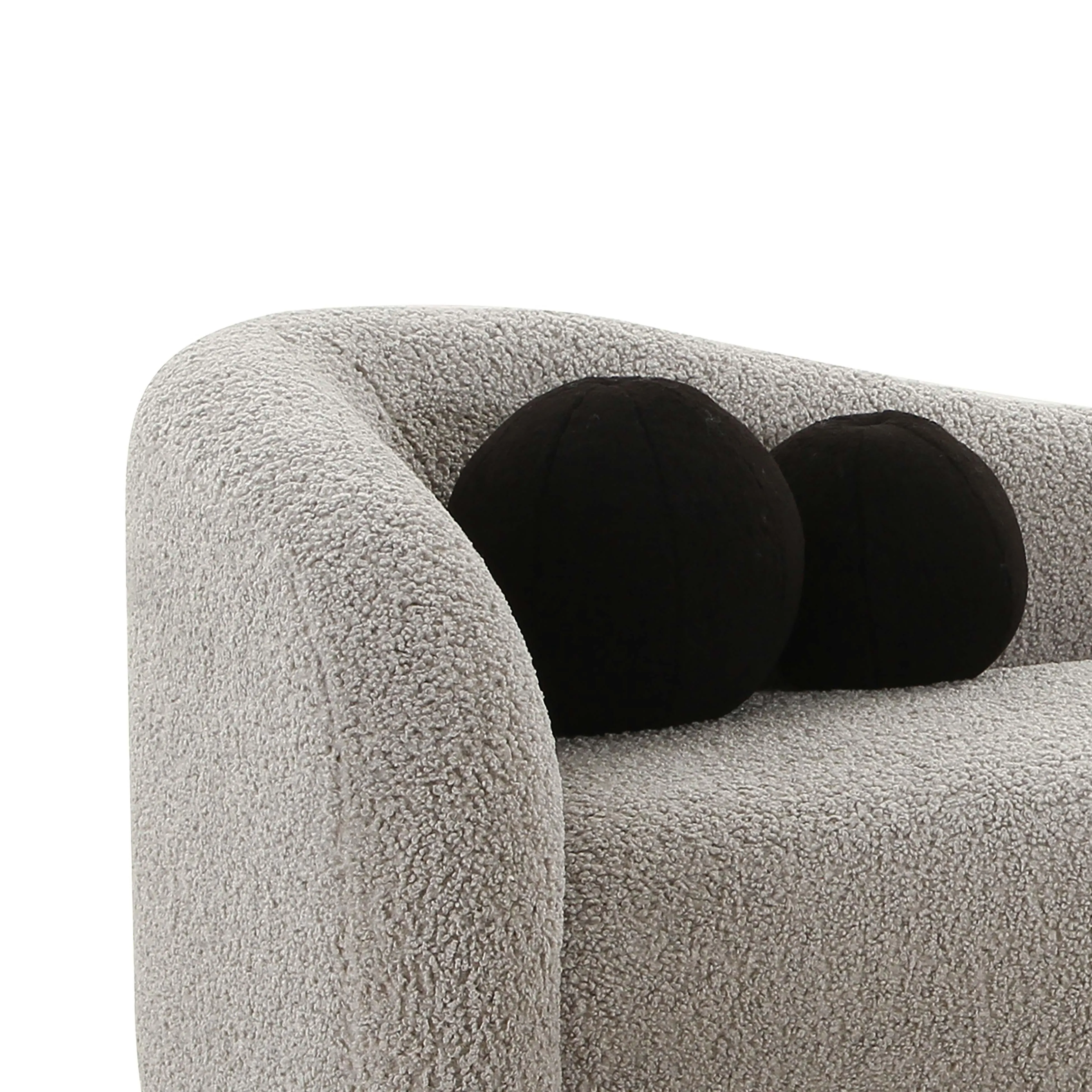 Leonie Faux Shearling Sofa - Image 10