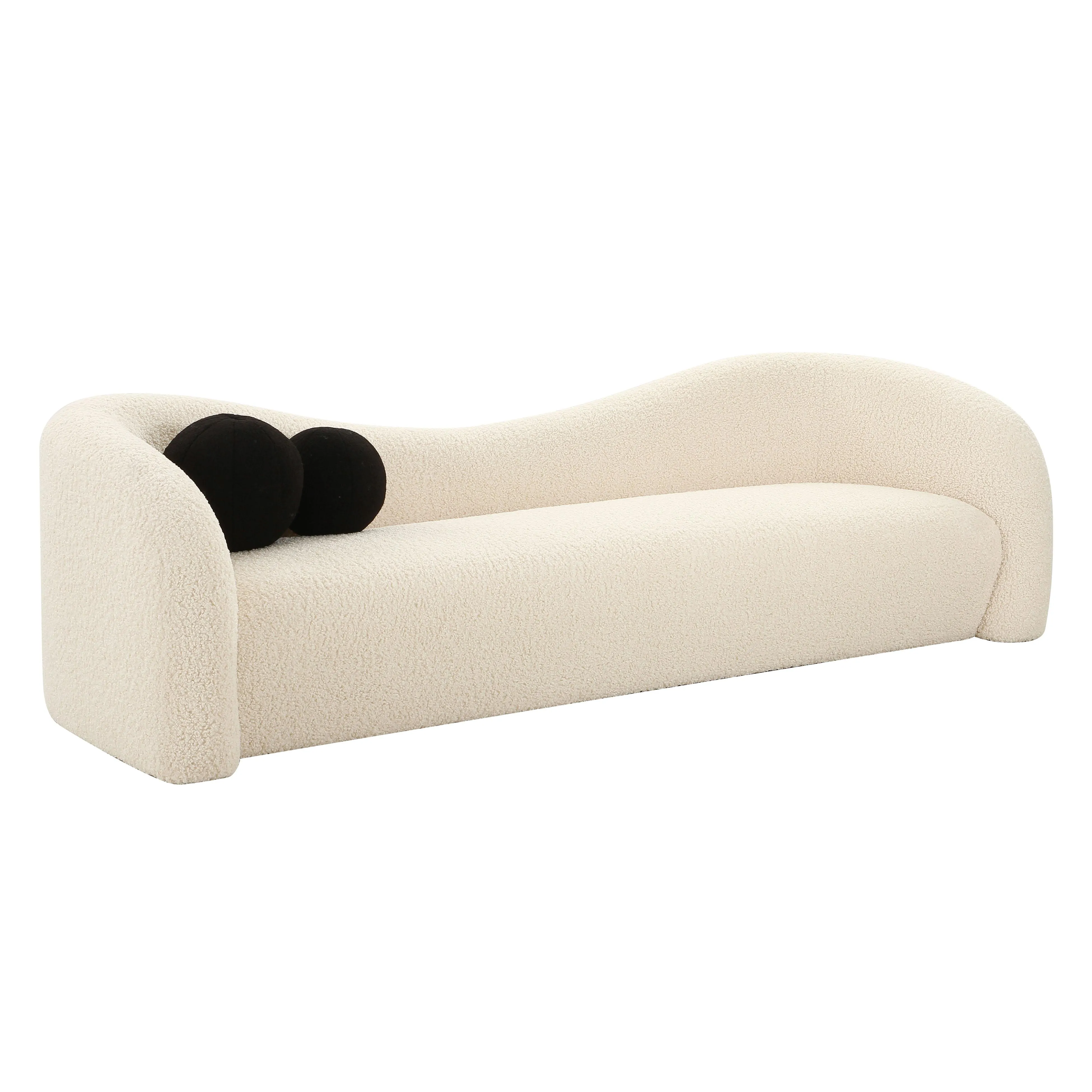 Leonie Faux Shearling Sofa - Image 2