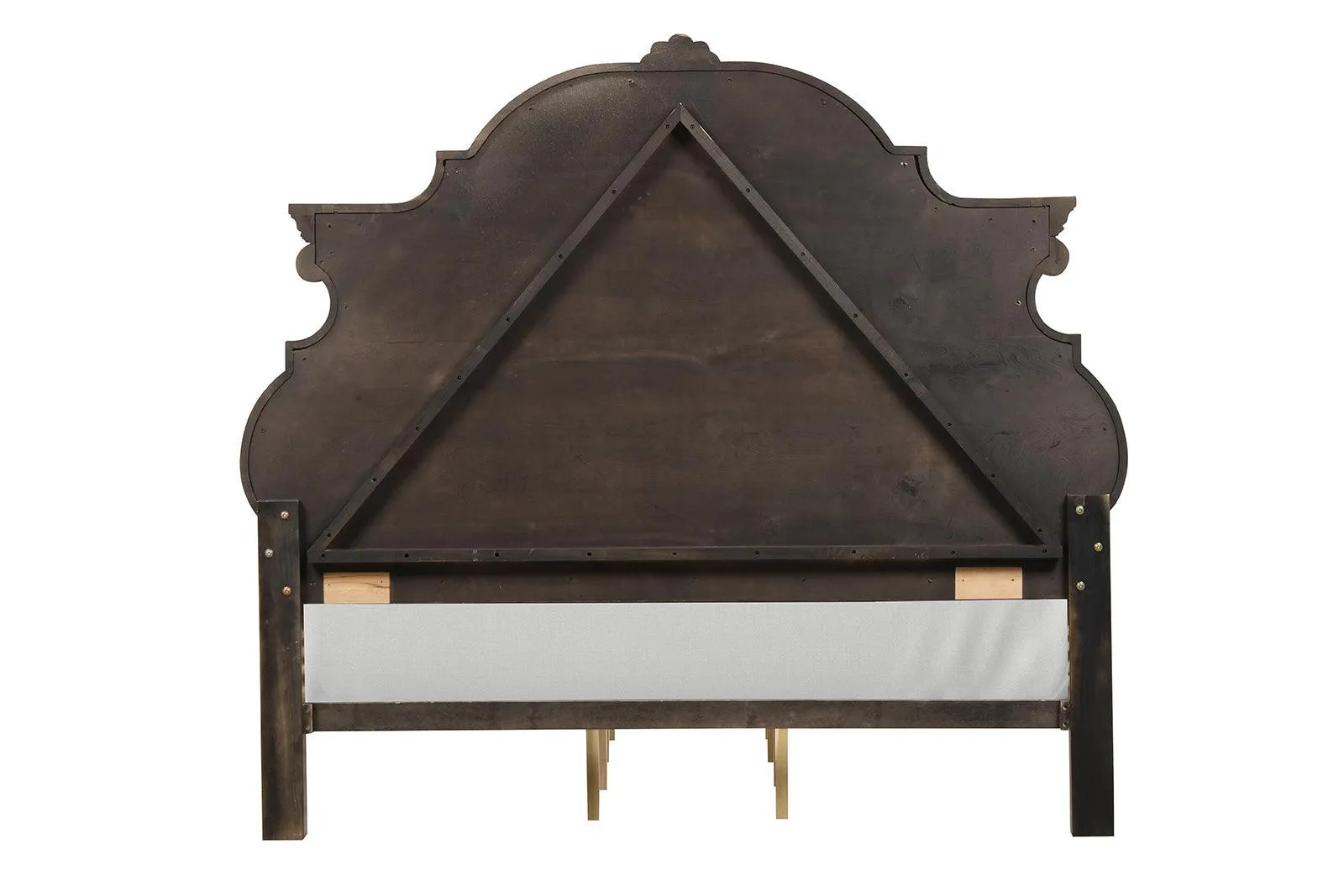 Leovanni Dark Brown Bombay Queen Bed - Image 7