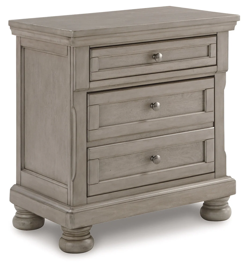 Lettner Light Gray Storage Platform Bedroom Set - Image 9