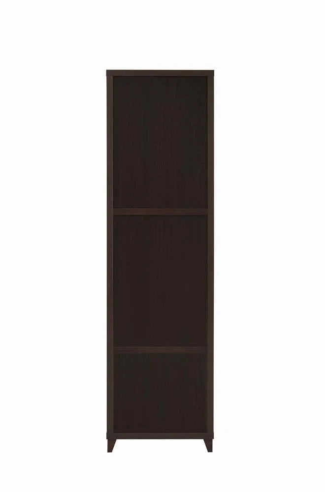 Lewes Cappuccino 2-Drawer Media Tower - Image 7