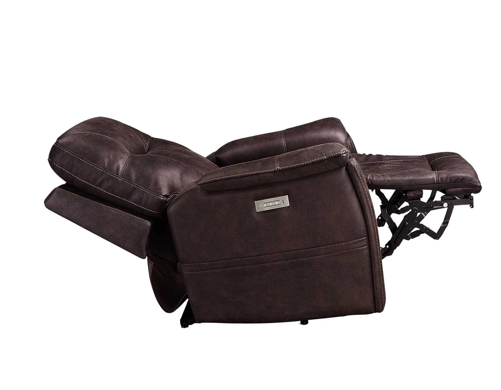 Lexington Canyon Walnut Triple-Power Media Recliner - Image 11