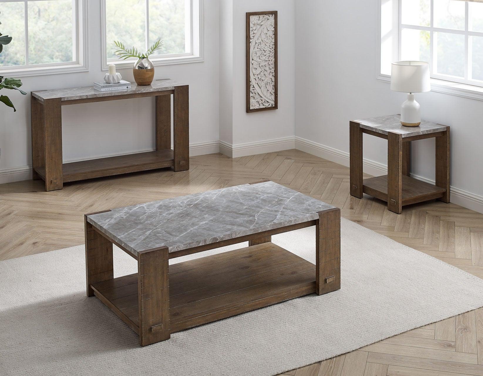 Libby Sintered Stone Sofa Table - Image 2