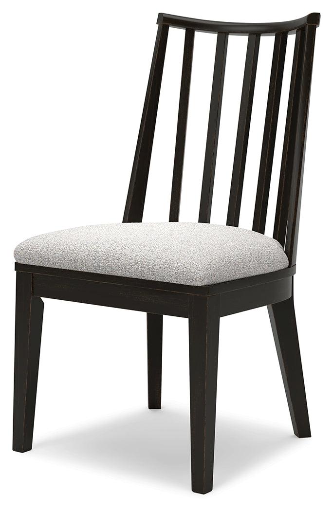 Galliden Light Brown Dining Table and 6 Chairs - Image 11