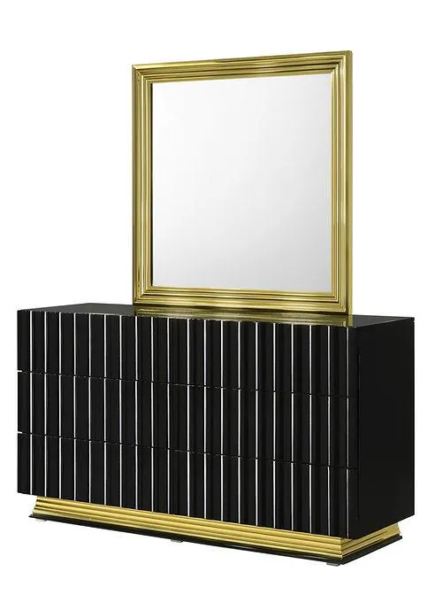 Lila Black Platform Bedroom Set - Image 4