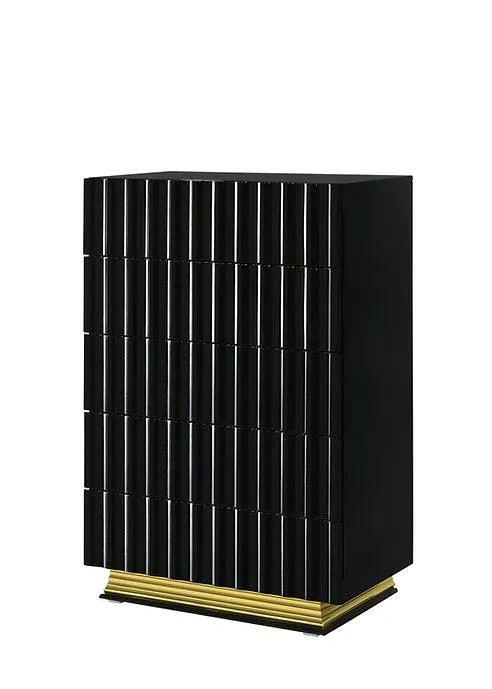 Lila Black Platform Bedroom Set - Image 6