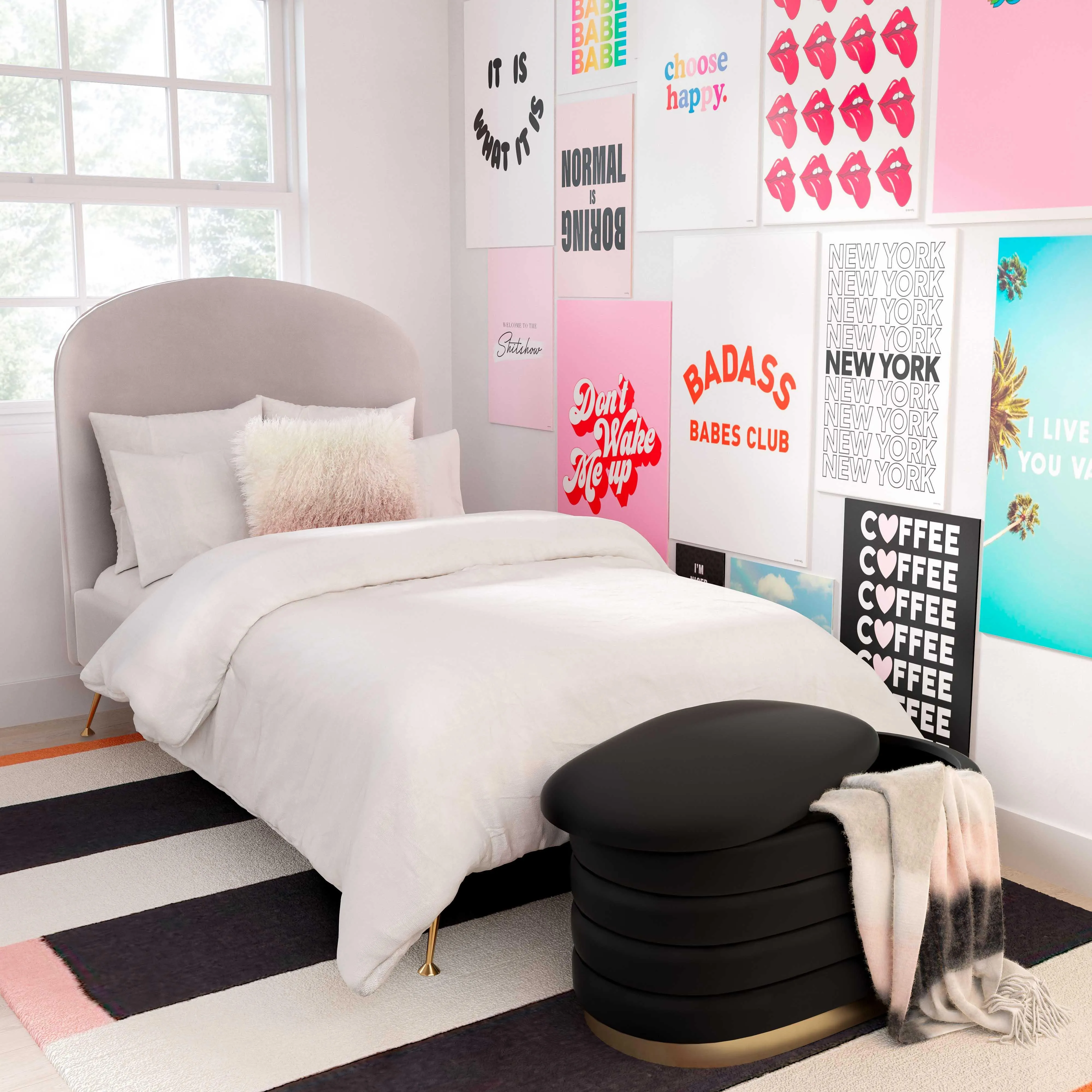 Lillian Velvet Storage Bench - Image 11