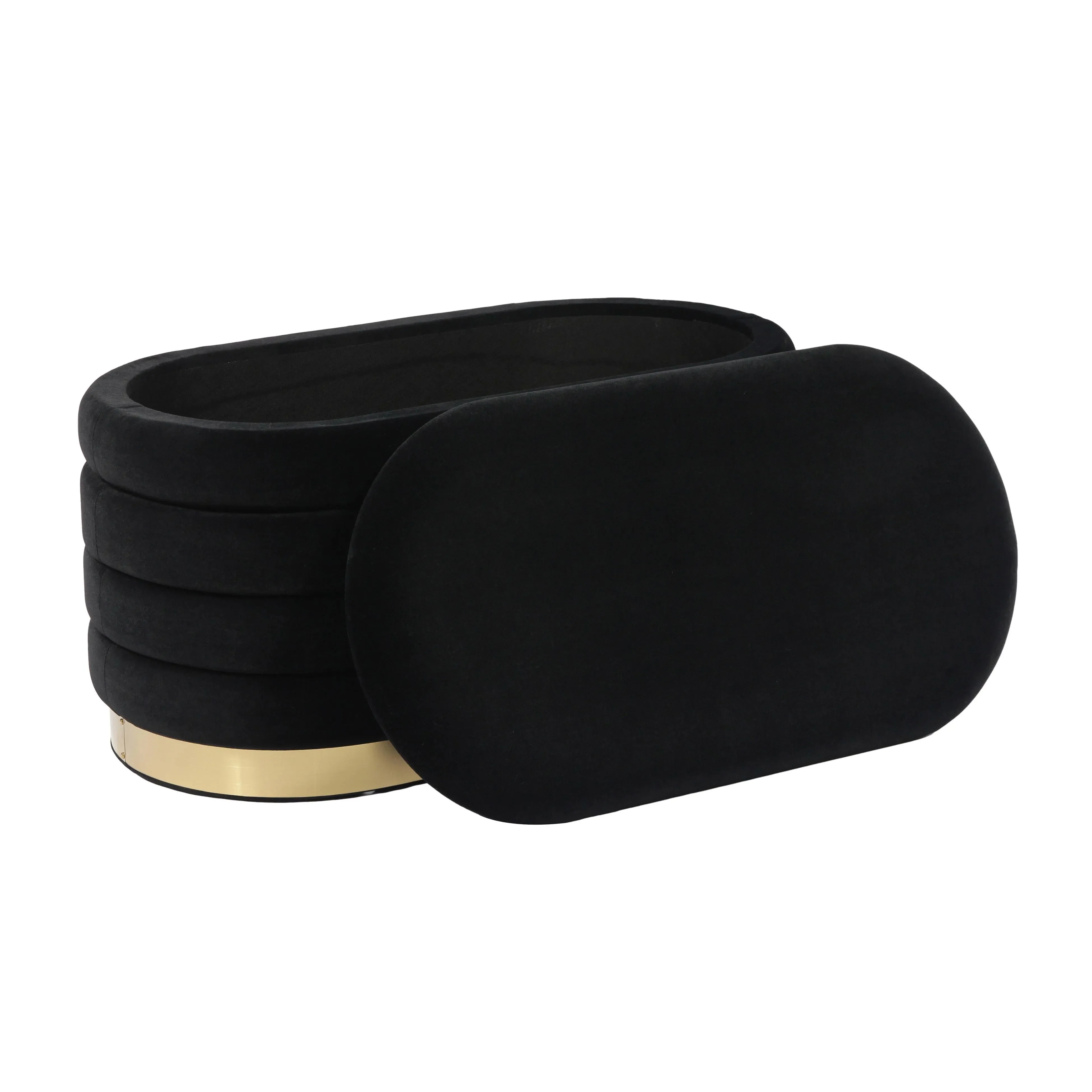 Lillian Velvet Storage Bench - Image 12