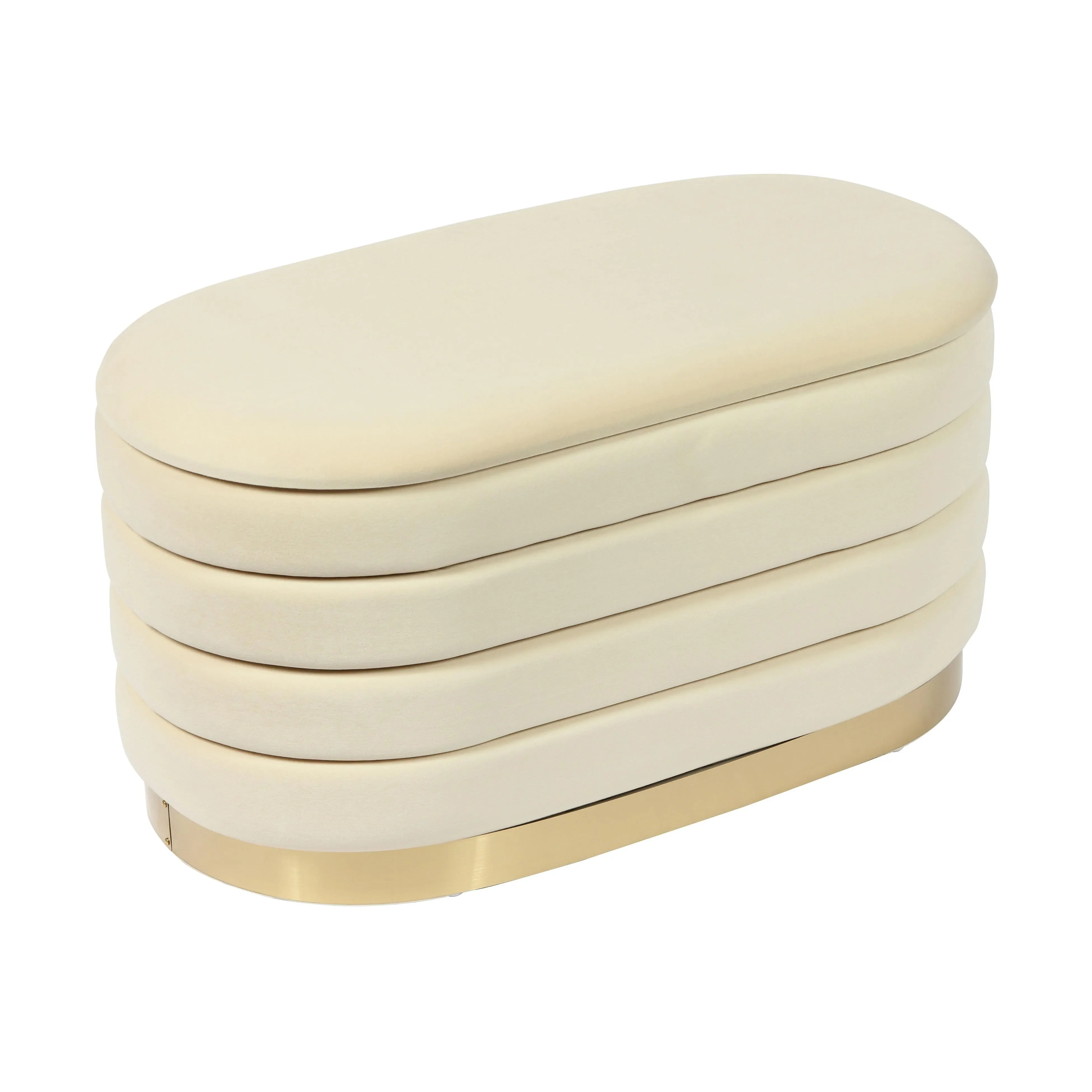 Lillian Velvet Storage Bench - Image 19