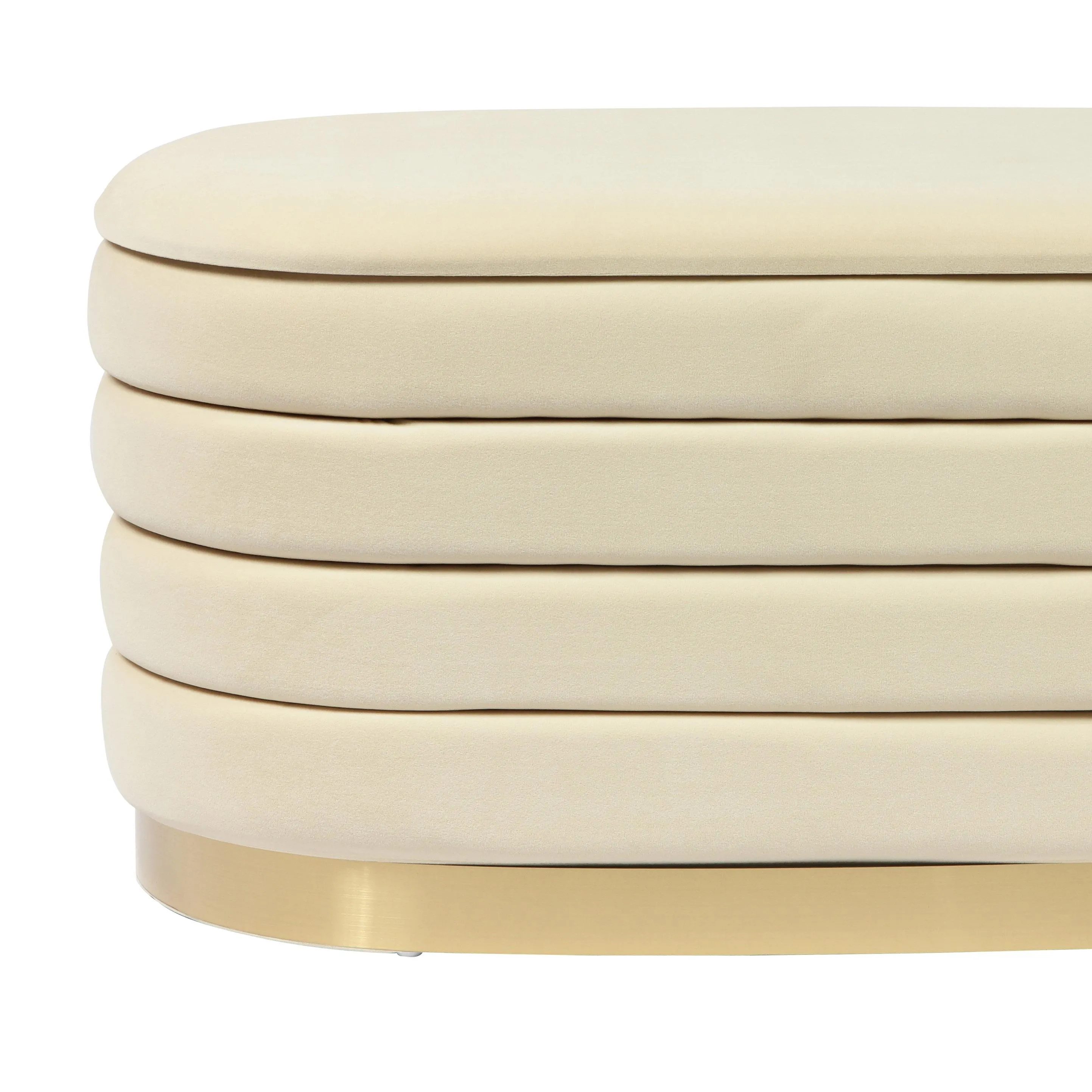 Lillian Velvet Storage Bench - Image 25