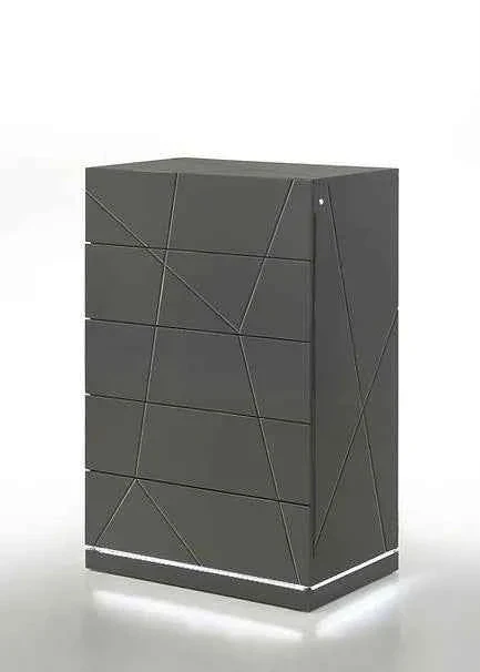 Lily Grey Platform Bedroom Set - Image 5
