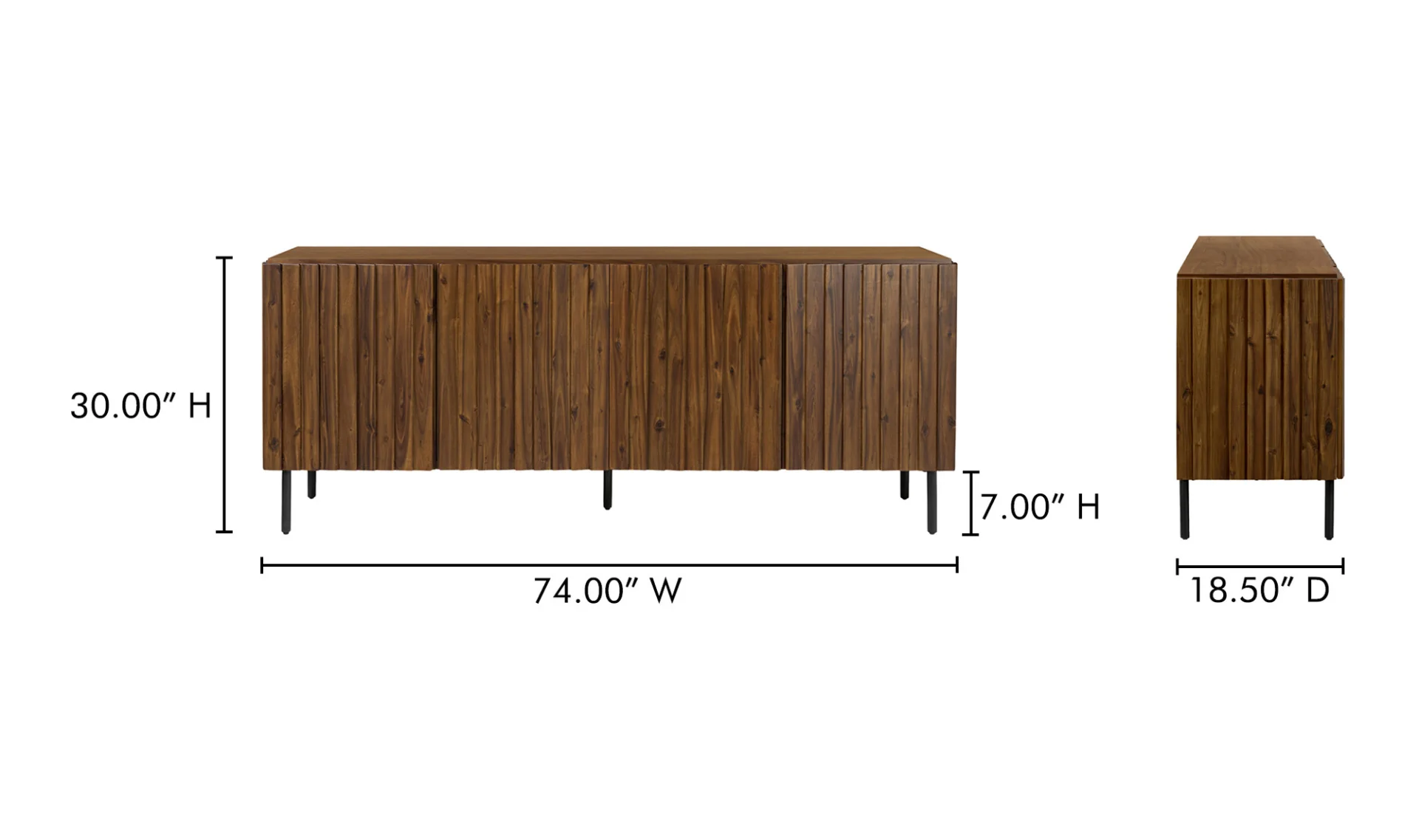 Lincoln Sideboard - Brown - Image 11