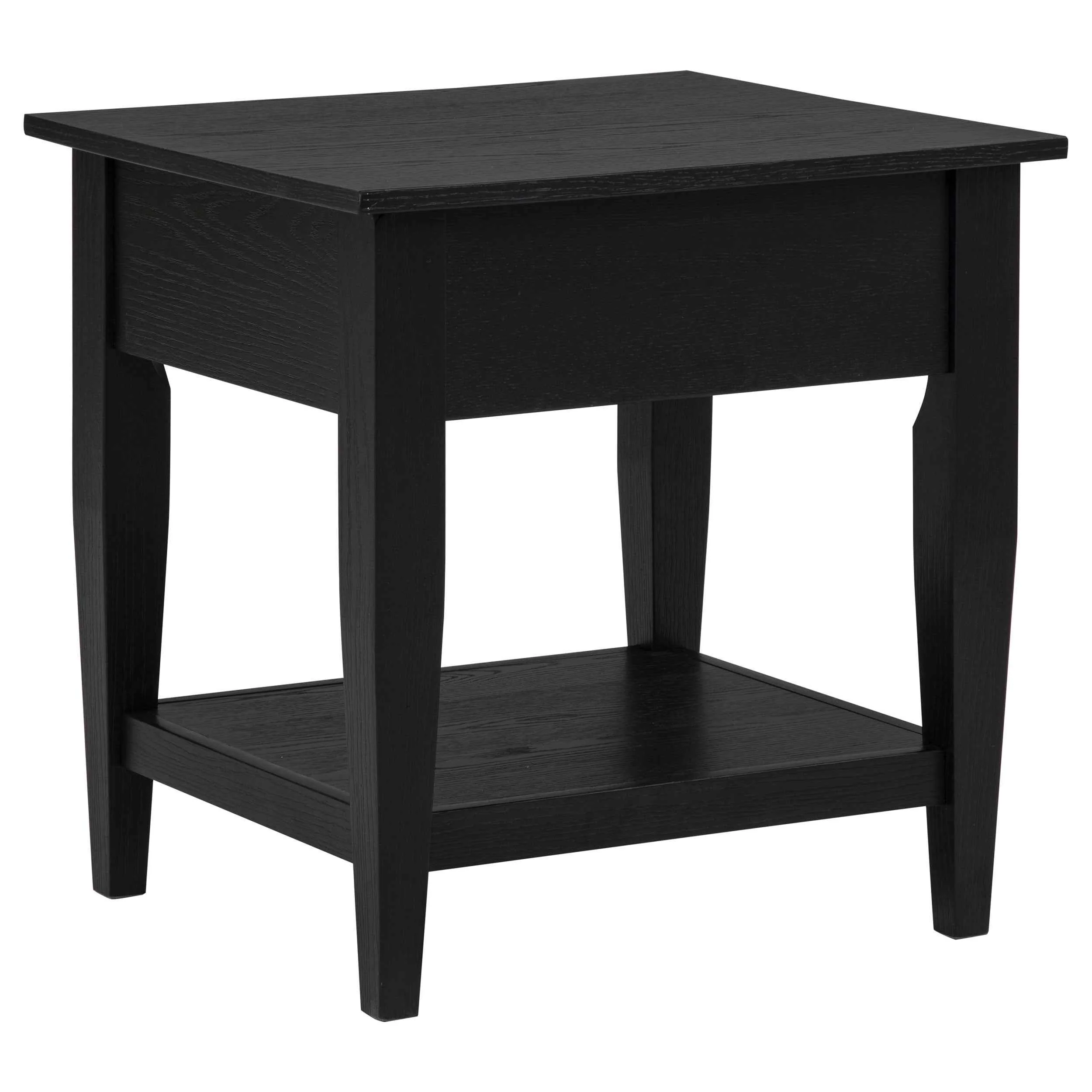 Lindenton Black 2-piece Wood Lift-Top Coffee and End Table Set - Image 7