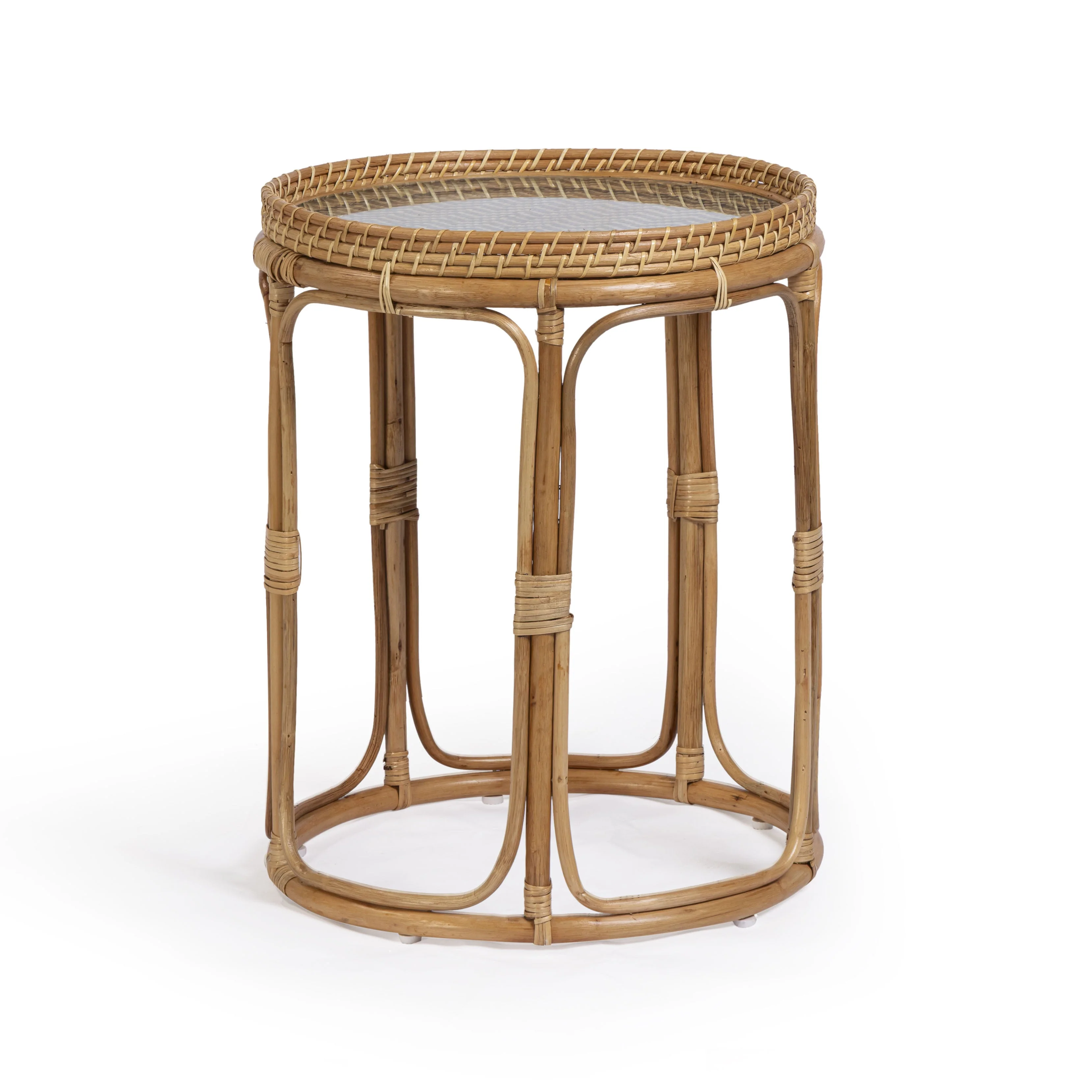 Lindy Rattan Side Table - Image 2