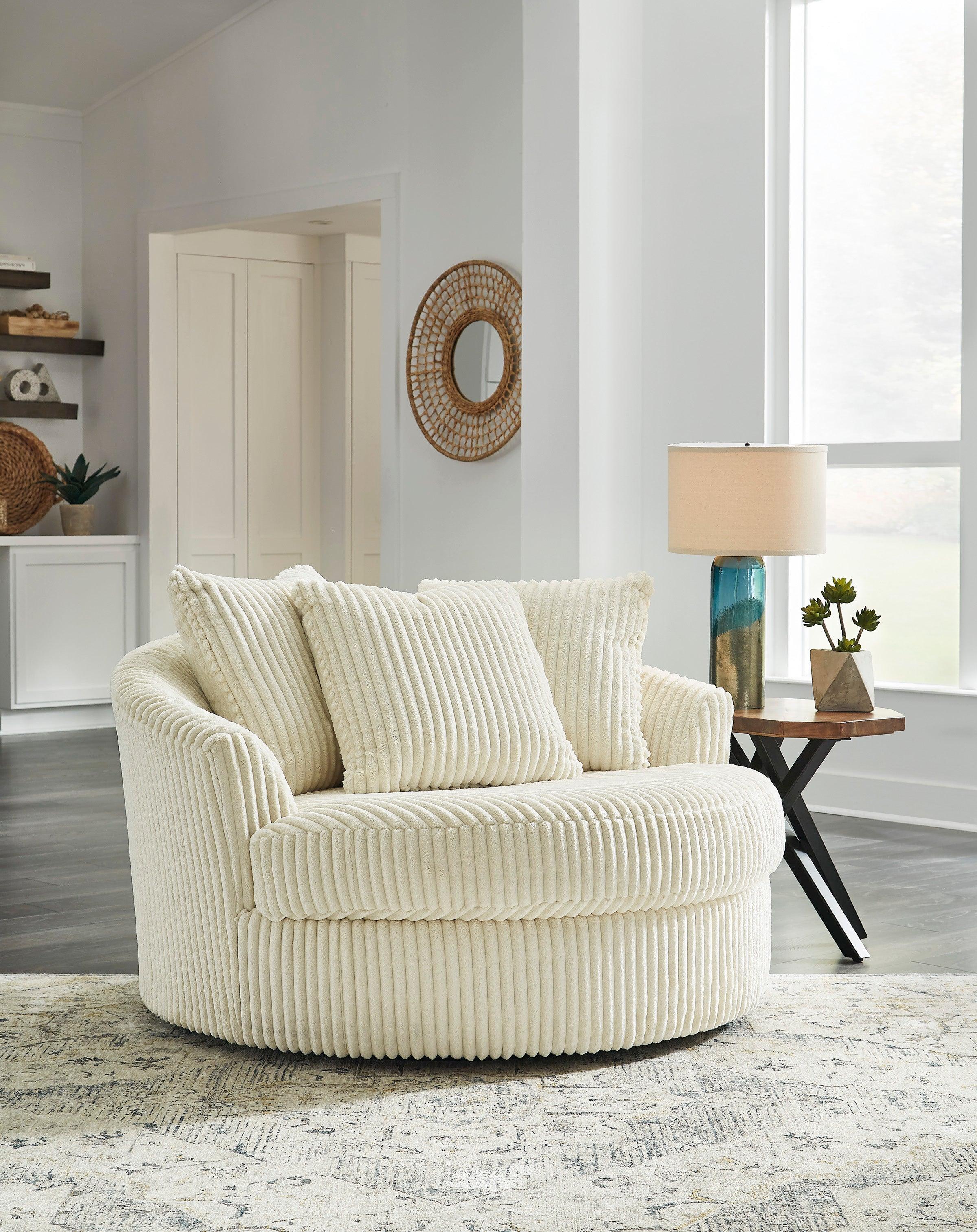Lindyn Ivory 2-Piece Left Arm Facing Modular Chaise Sectional - Image 4