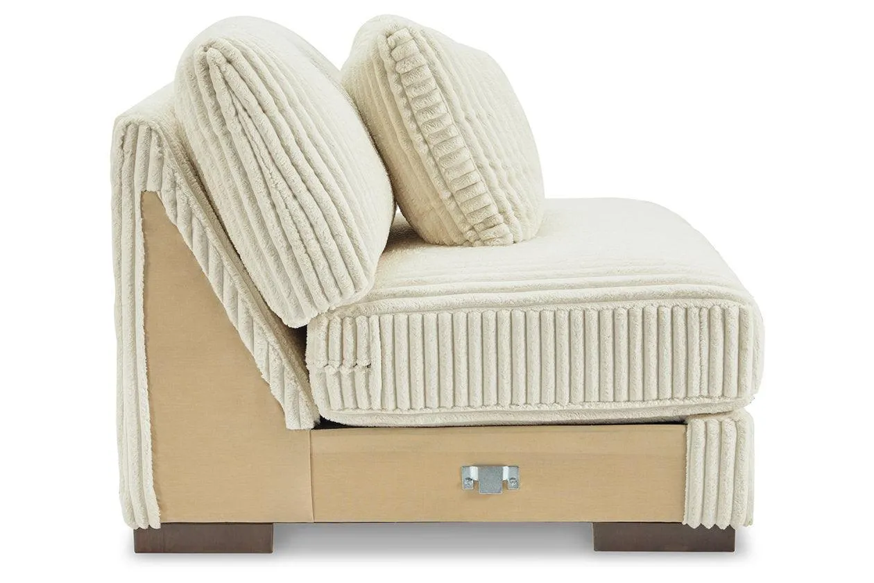 Lindyn Ivory Armless Chair - Image 4