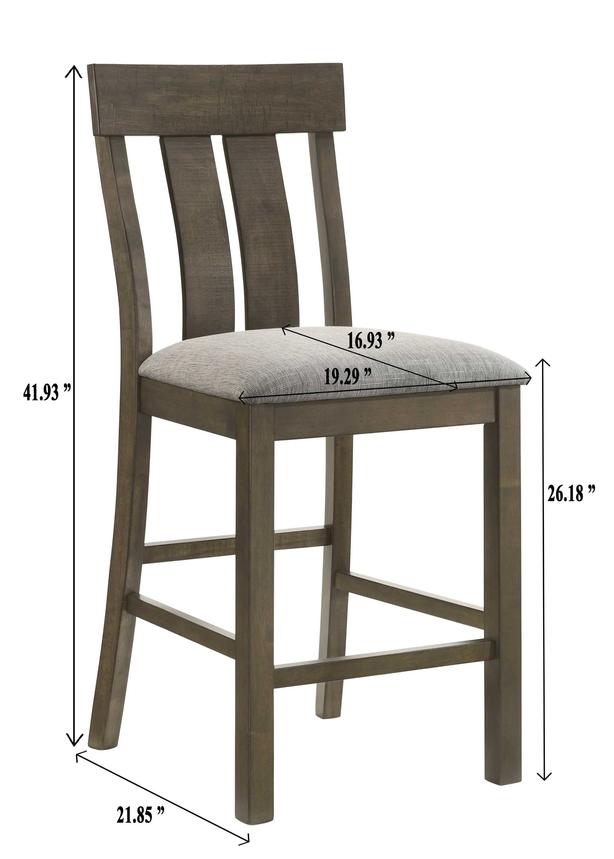 Lloyd Brown Counter Height Chair, Set of 2 - Image 5