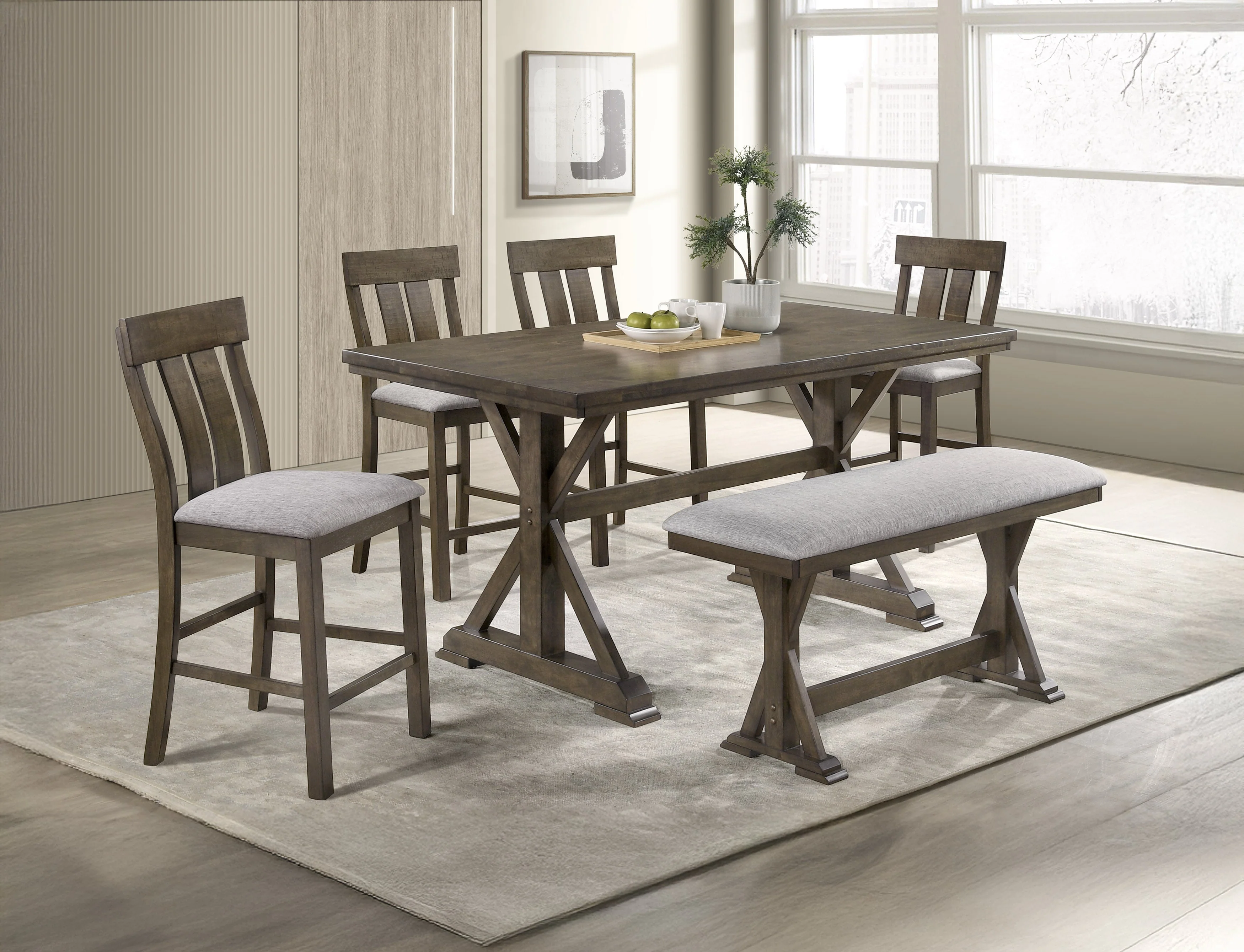 Lloyd Brown Counter Height Table - Image 5