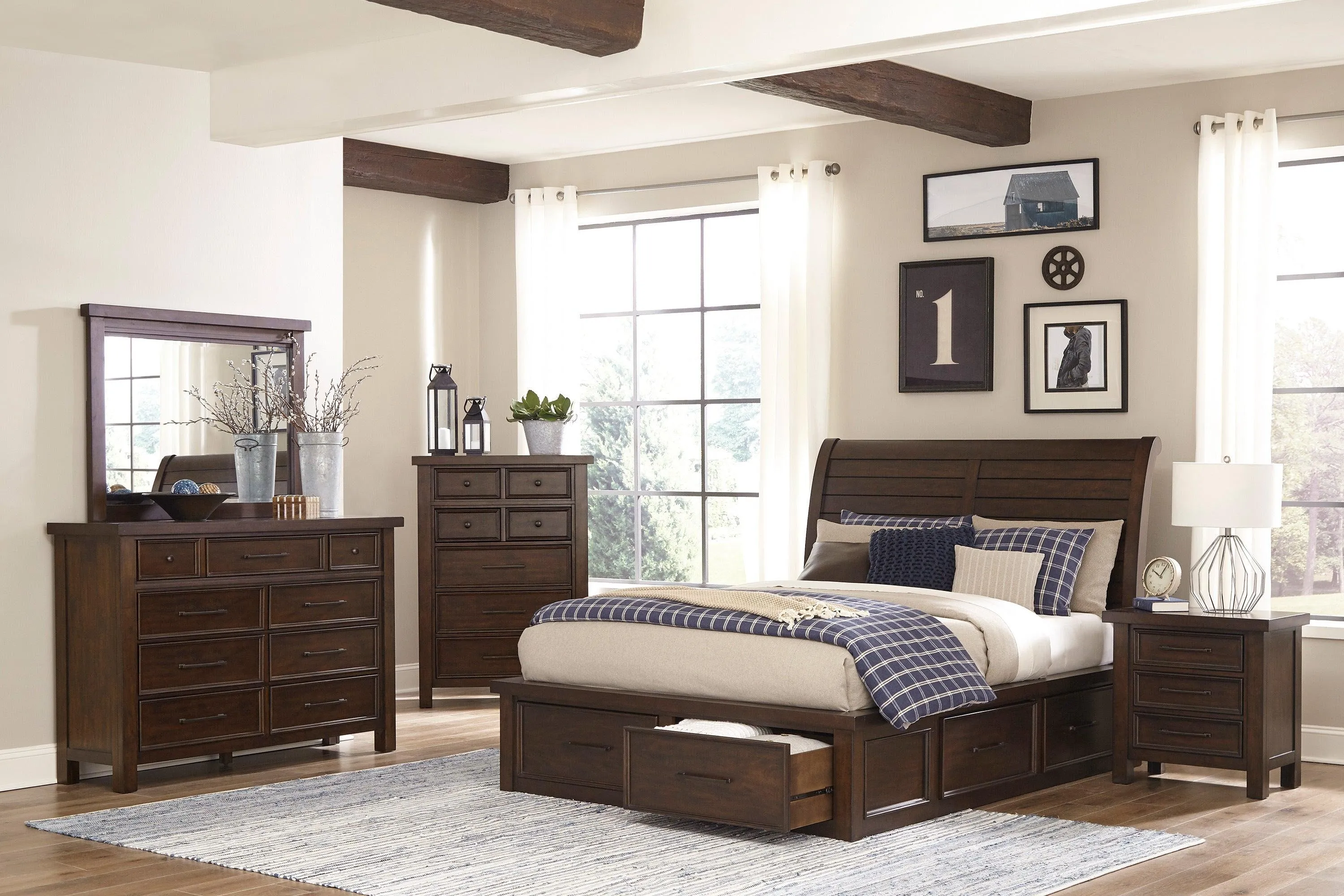 Logandale Brown Dresser - Image 2