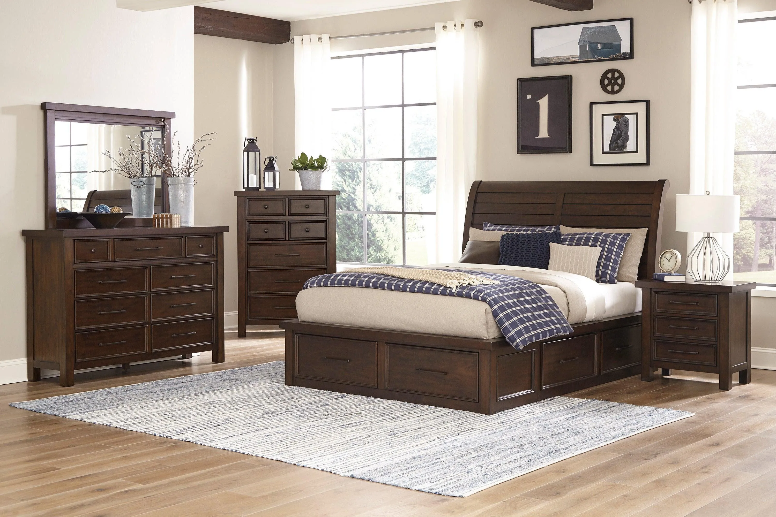 Logandale Brown Nightstand - Image 2