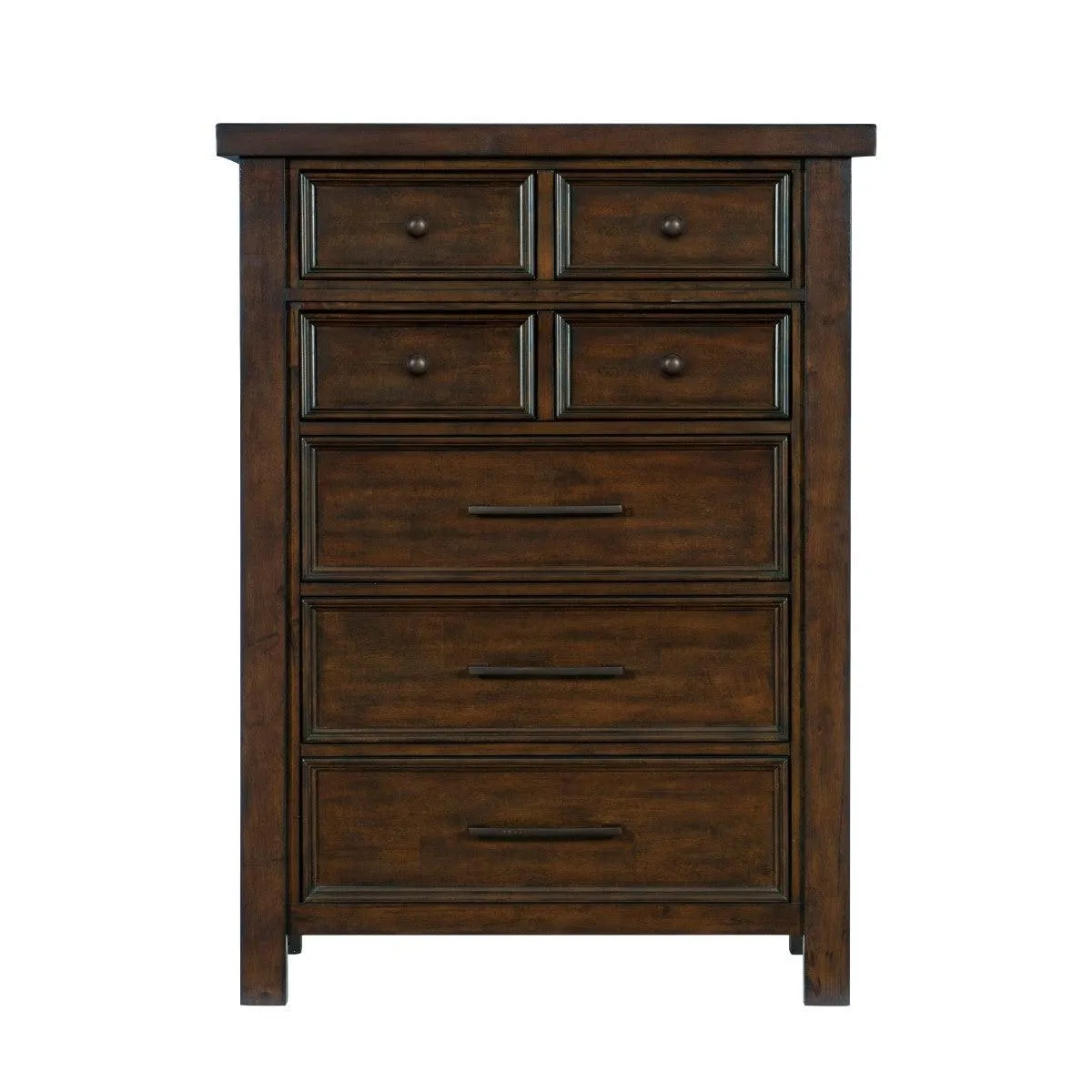 Logandale Brown Sleigh Storage Platform Bedroom Set - Image 6