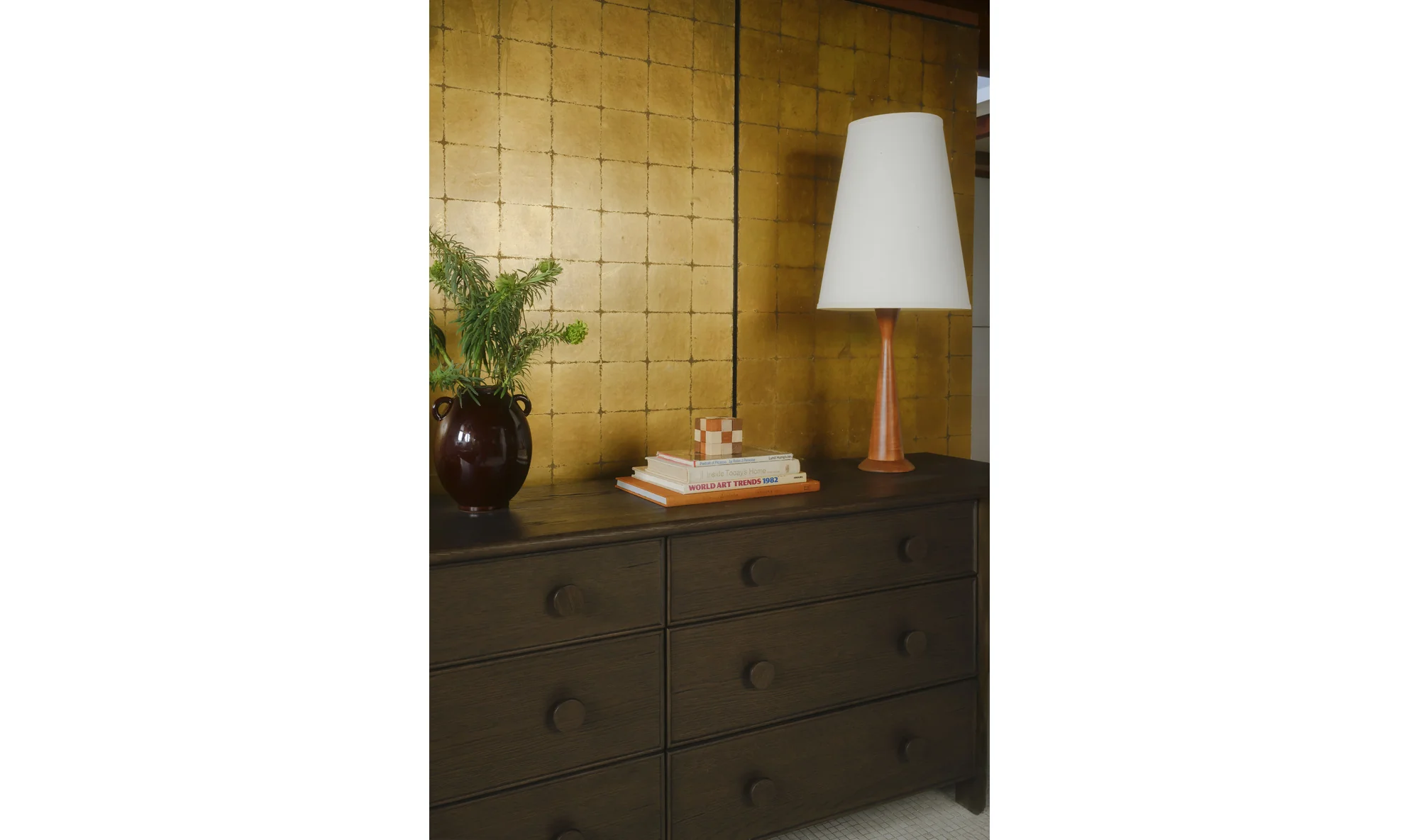 Loren 6 Drawer Dresser Dark Brown - Image 4