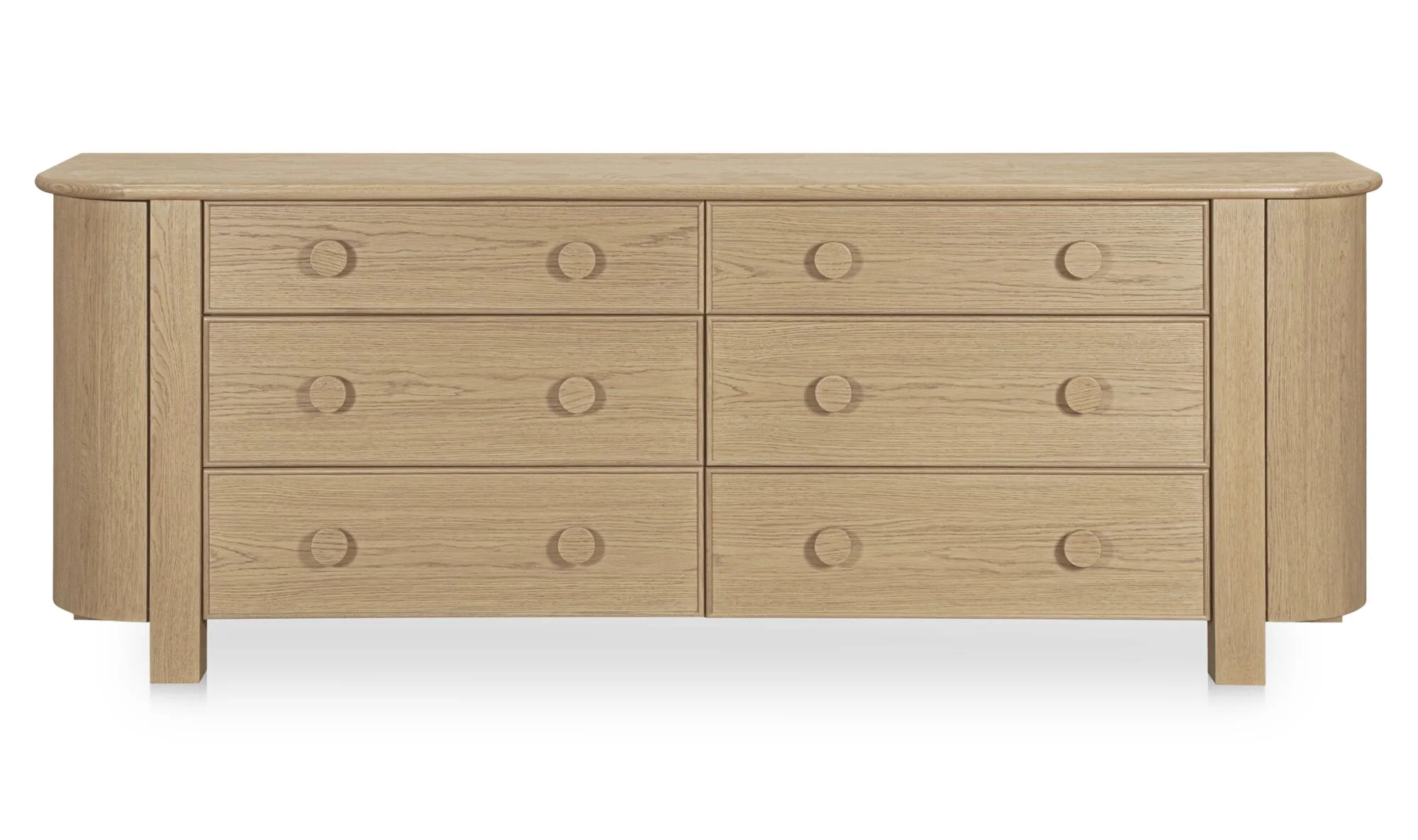 Loren 6 Drawer Dresser Natural - Image 12
