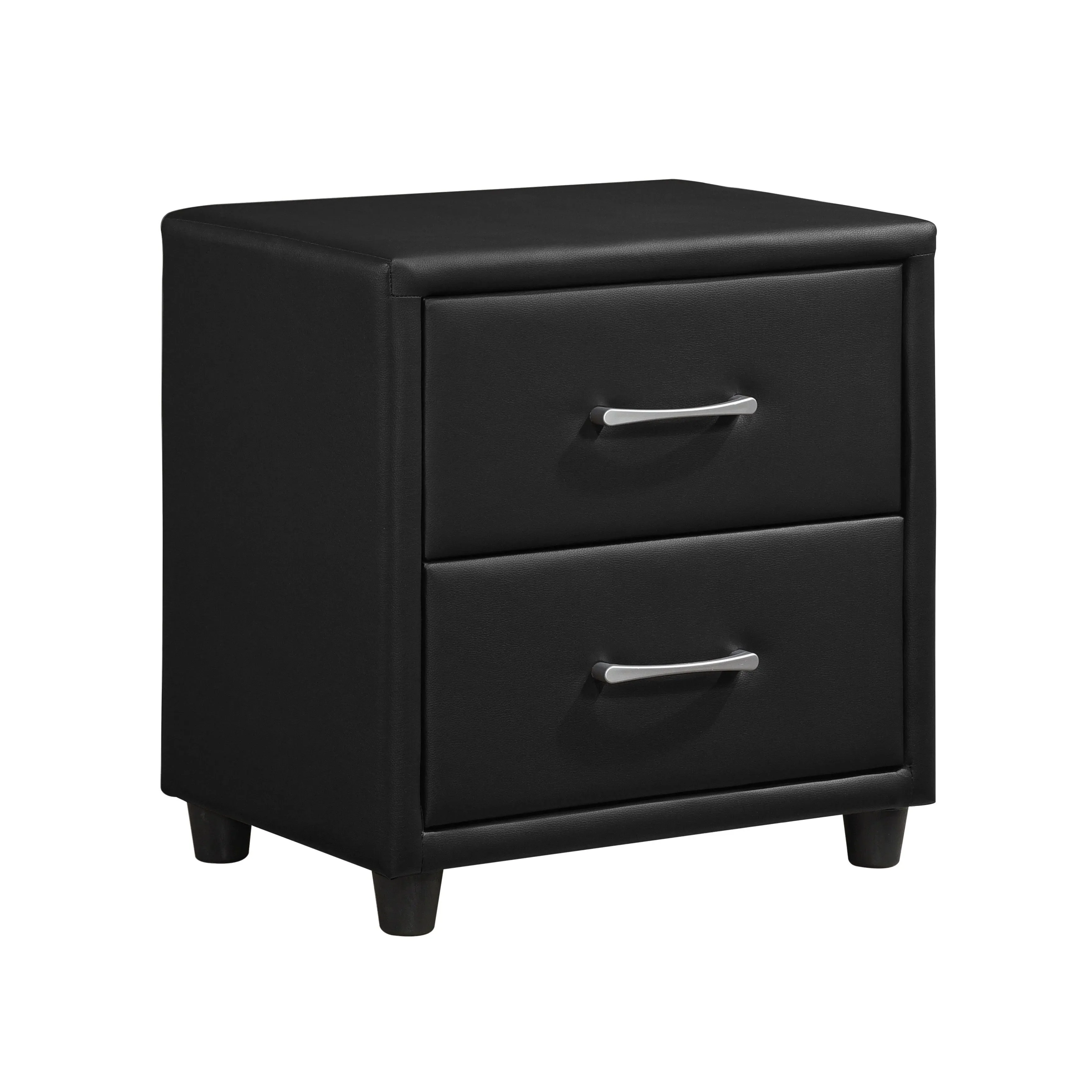 Lorenzi Black Nightstand - Image 3