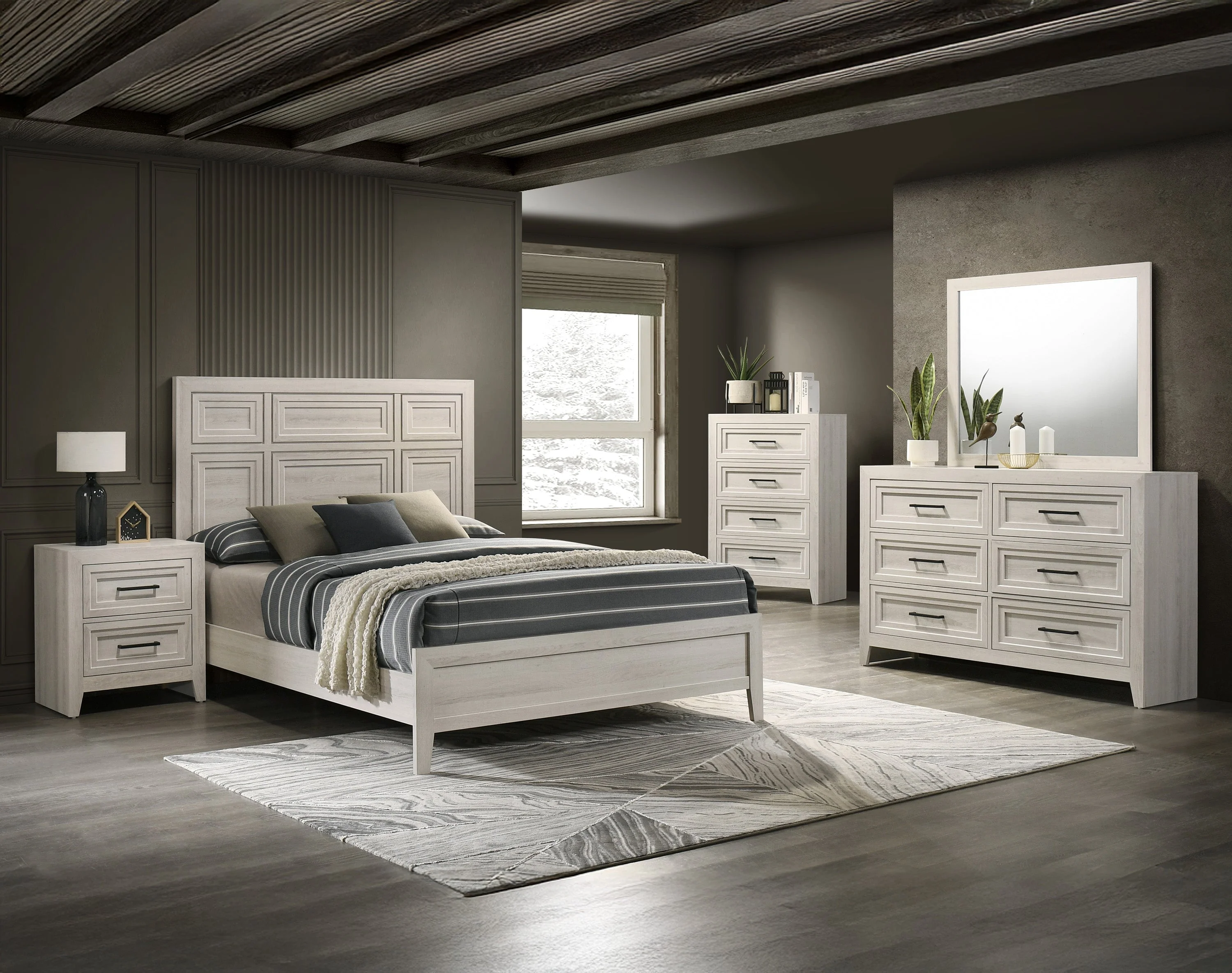 Lorraine Antique White Chest - Image 3