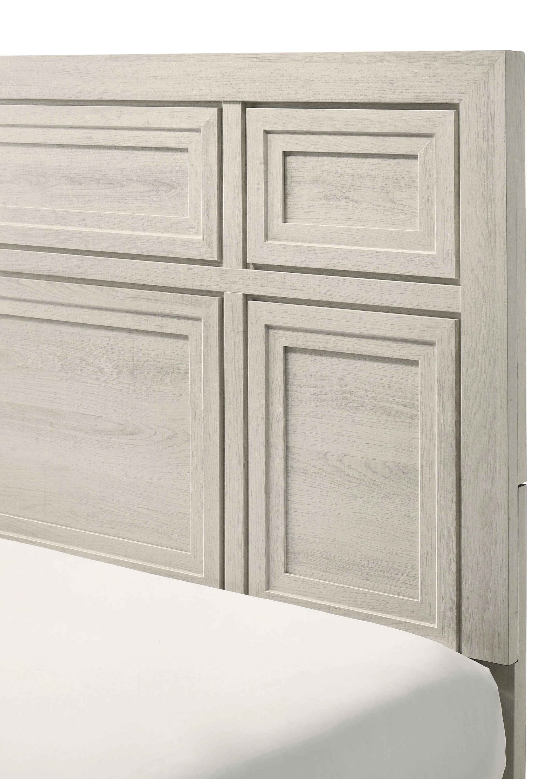 Lorraine Antique White Full Panel Bed - Image 2