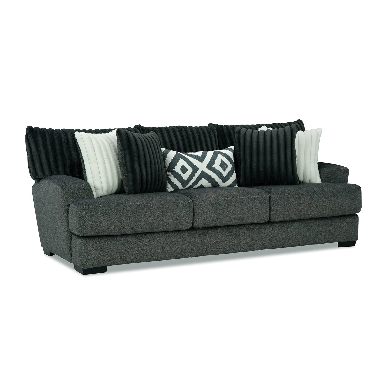 Loughlin Gun Metal Sofa & Loveseat - Image 3