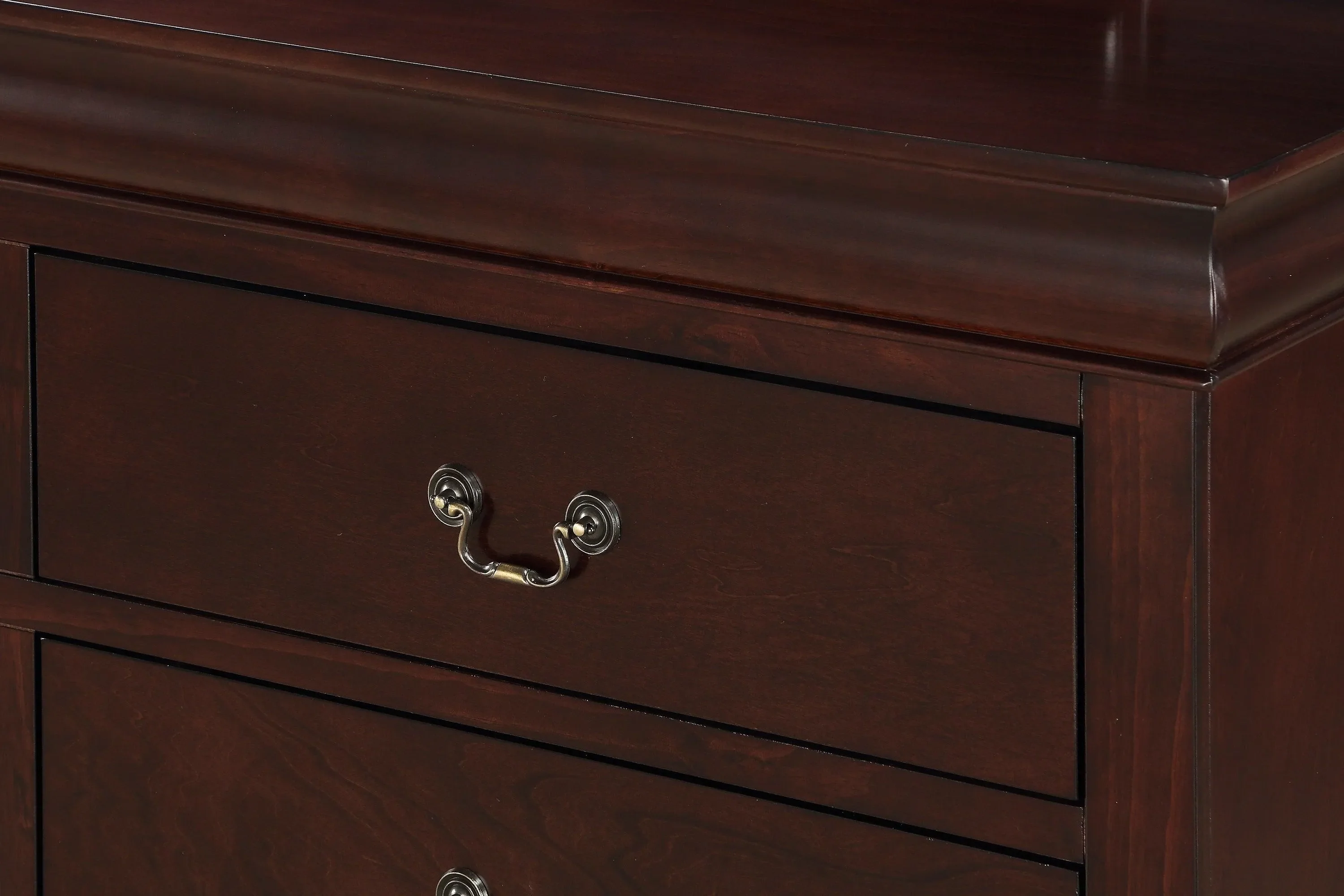 Louis Philip Cherry Sleigh Youth Bedroom Set - Image 5