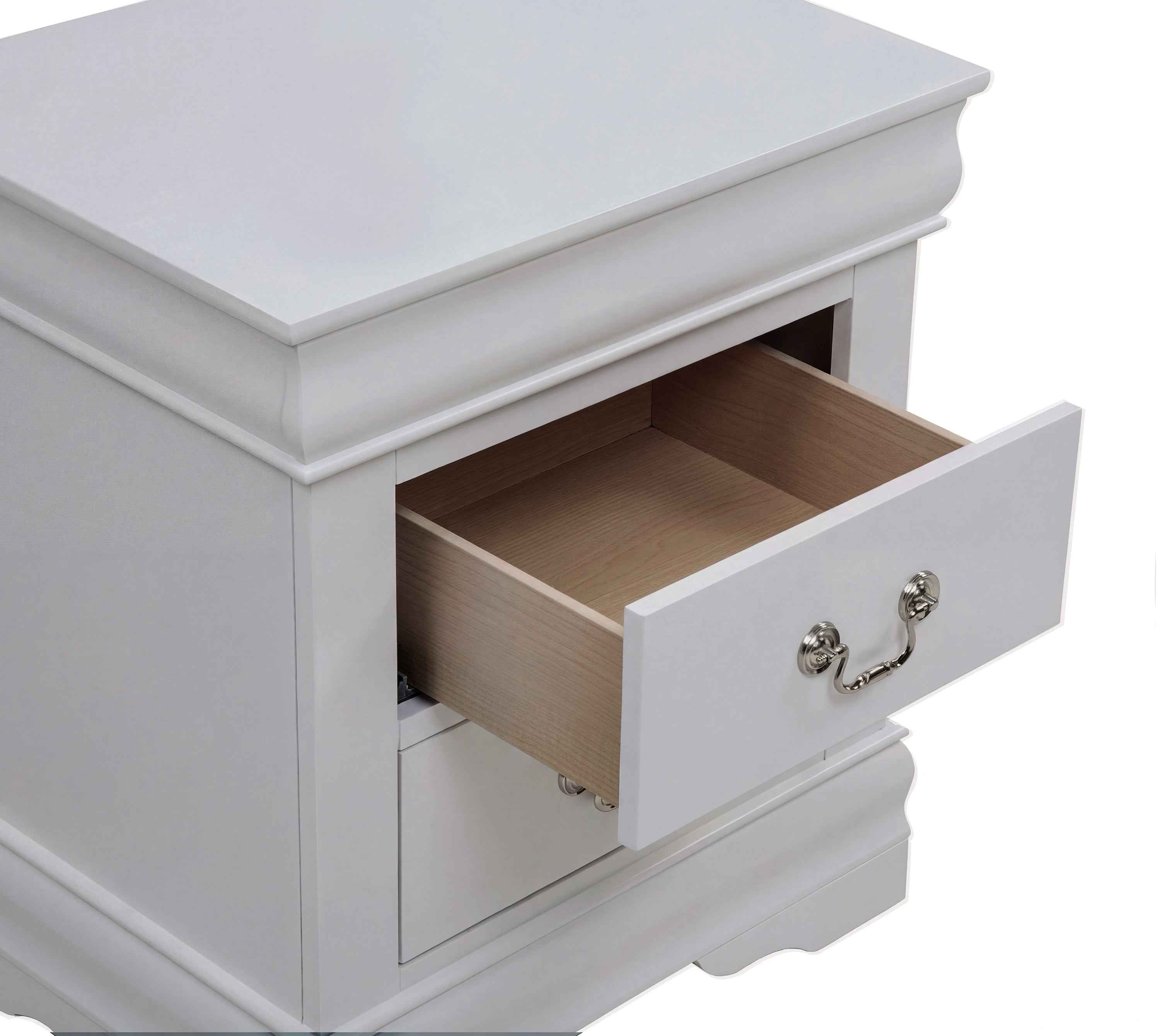 Louis Philip Greige Bedroom Set - Image 9