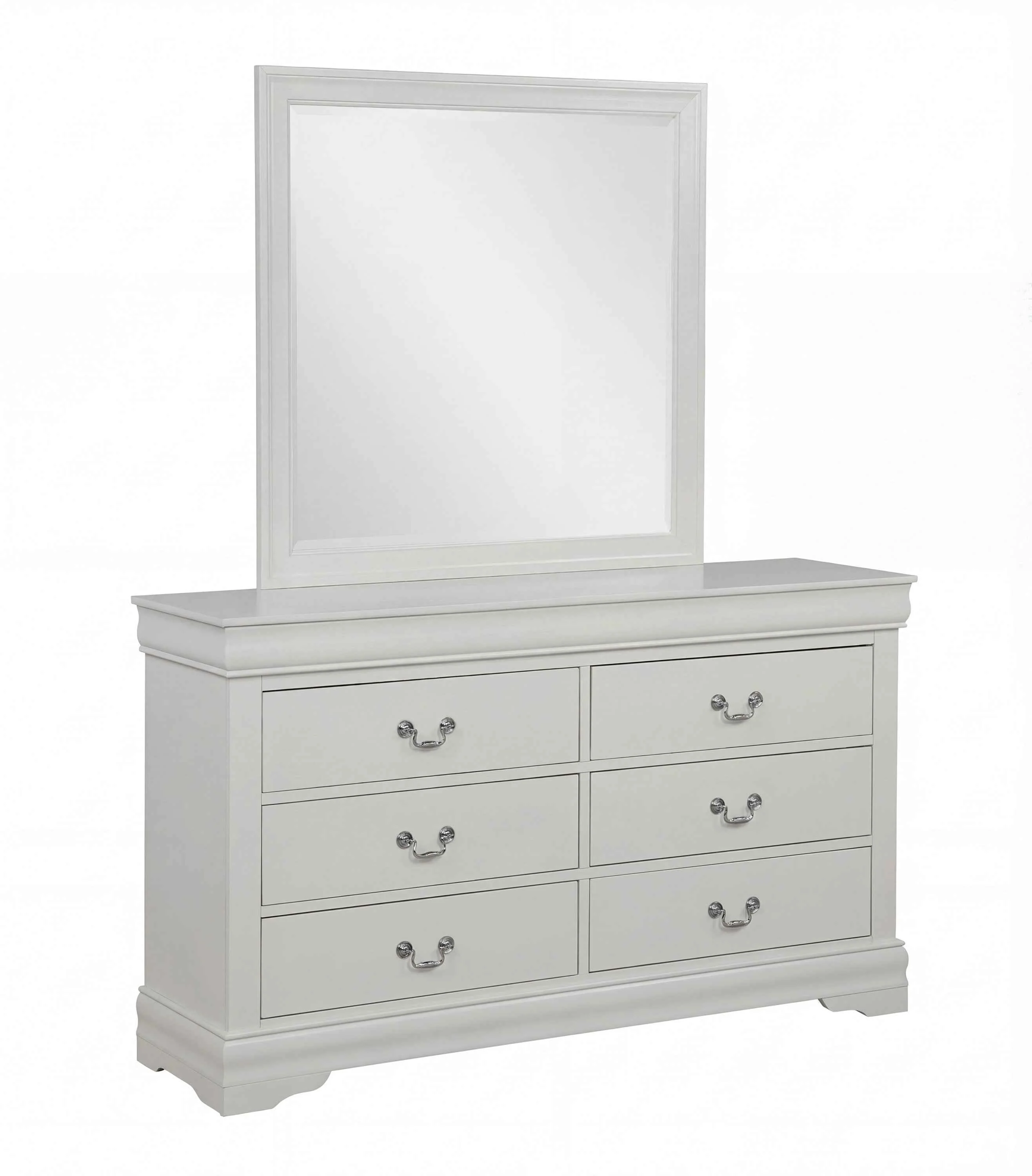Louis Philip Greige Dresser Mirror Only - Image 2