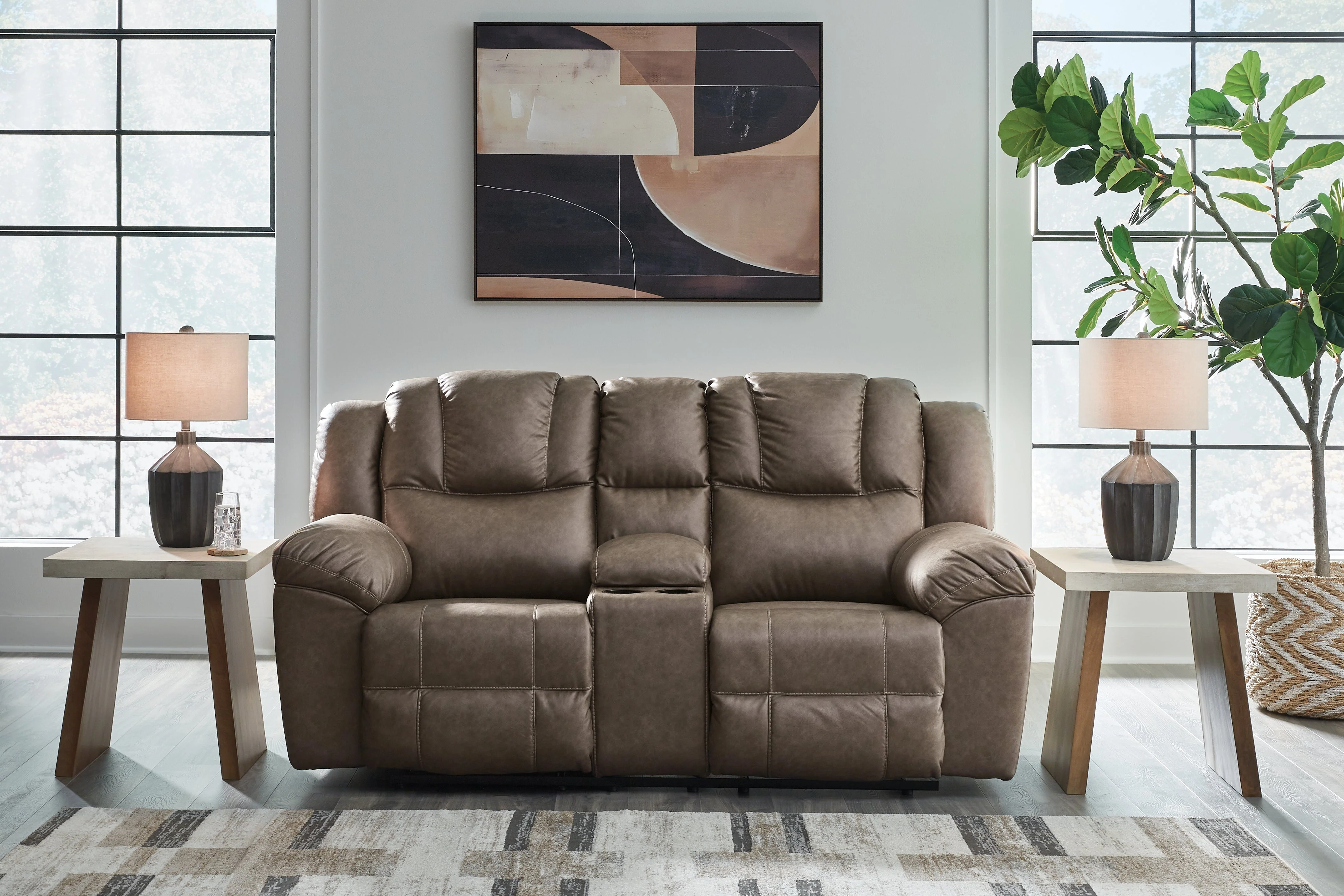 Lowilla Driftwood Reclining Sofa and Loveseat - Image 13