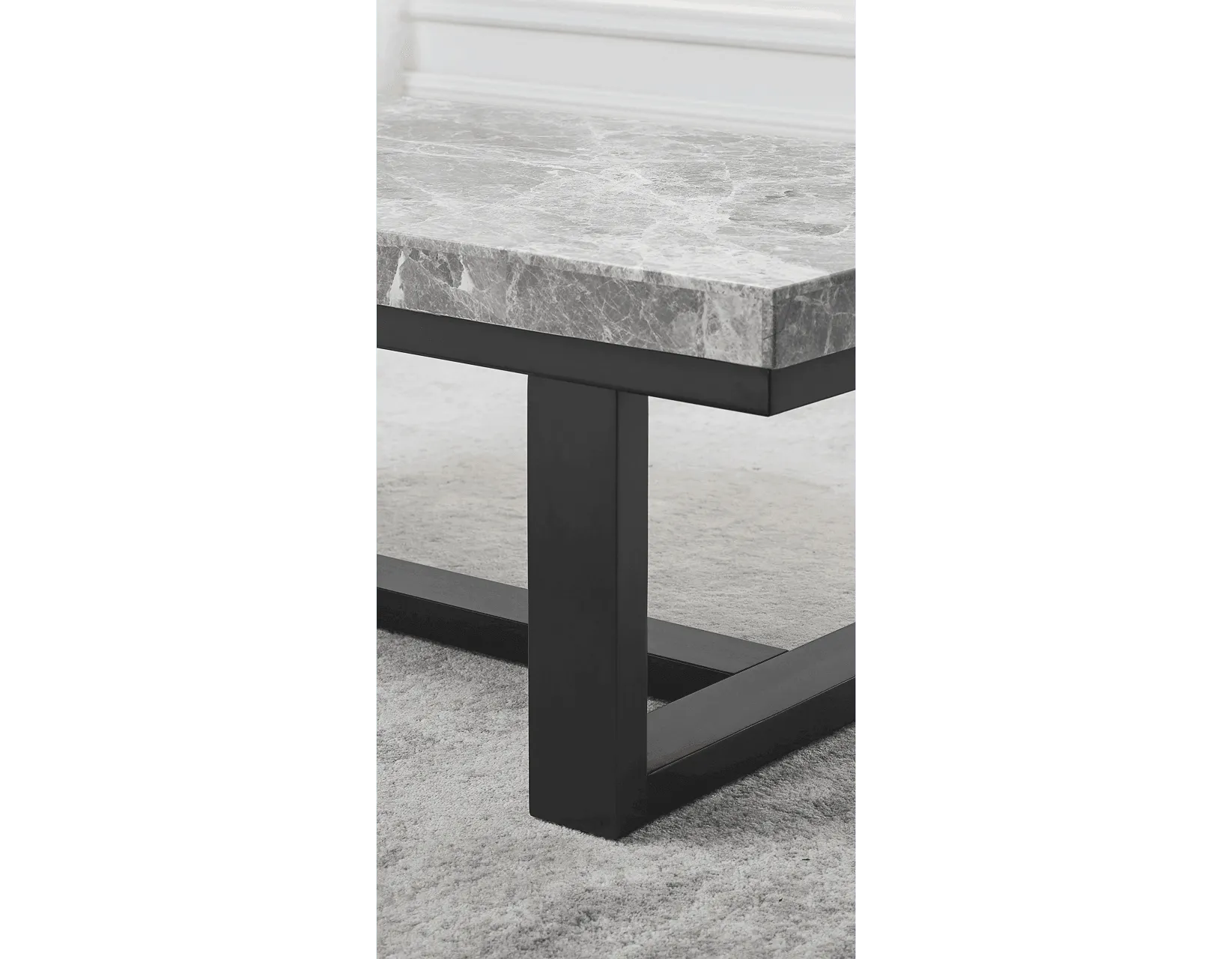 Lucca Gray Marble 3-Piece Table Set - Image 6