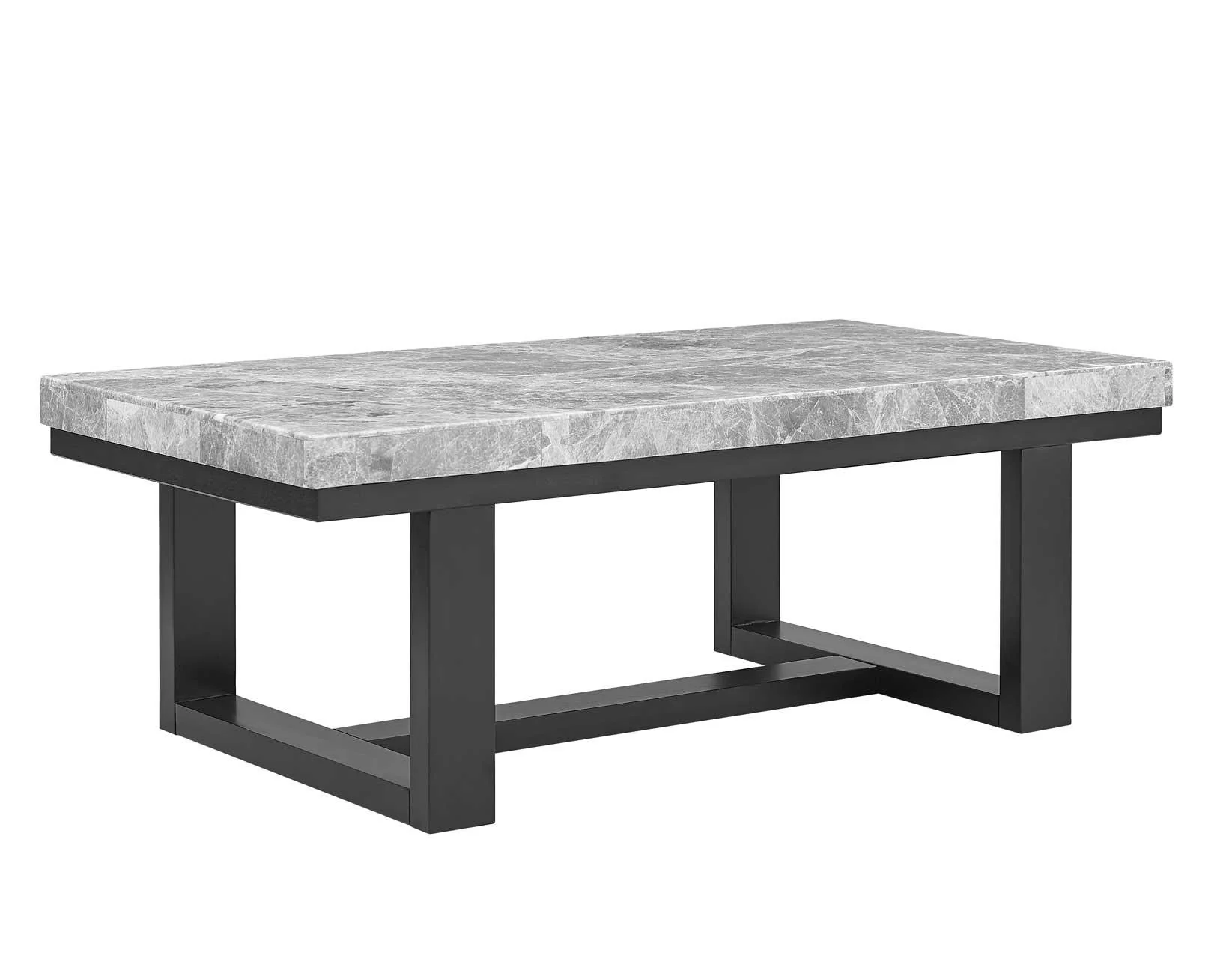 Lucca Gray Marble 3-Piece Table Set - Image 8