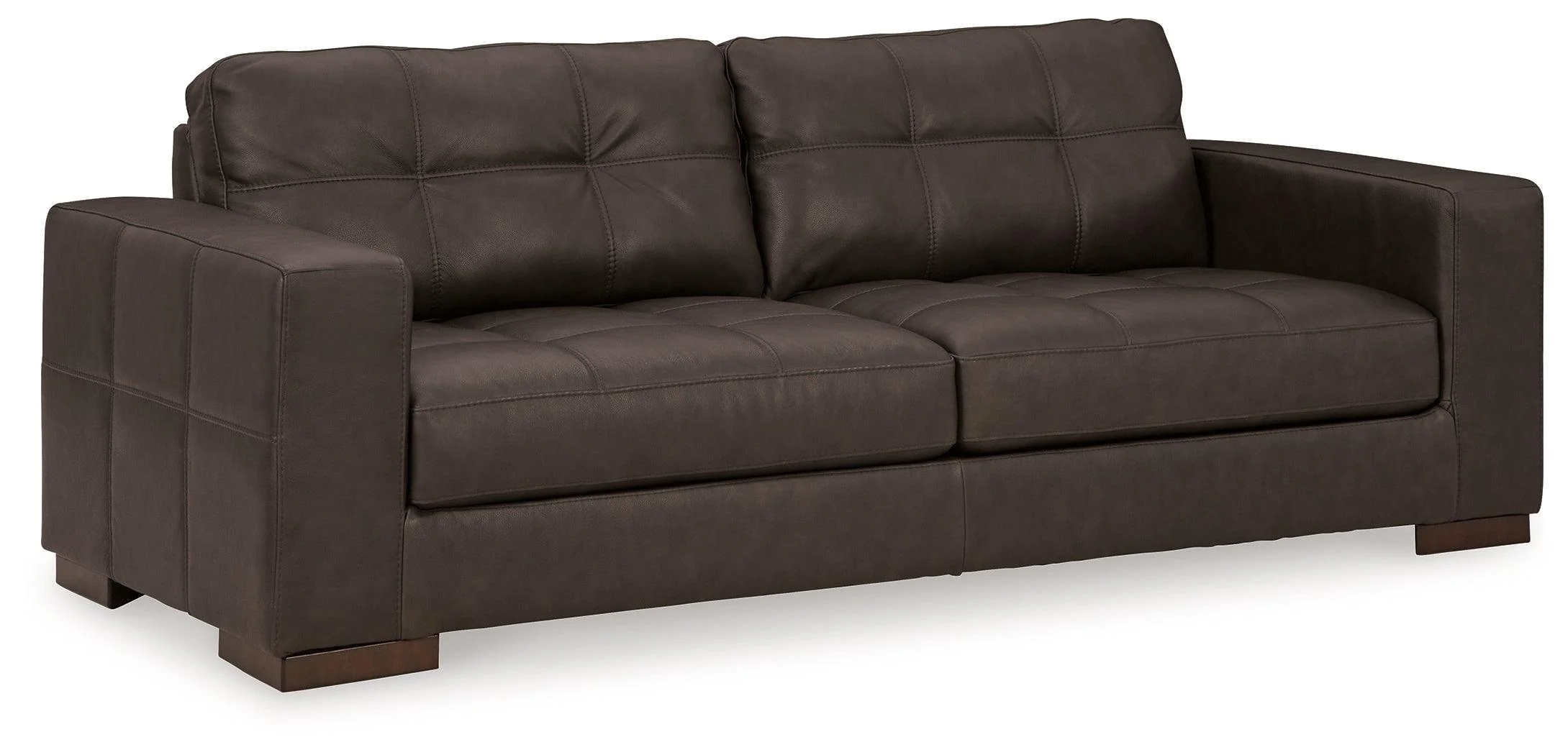 Luigi Thunder Leather Sofa - Image 2