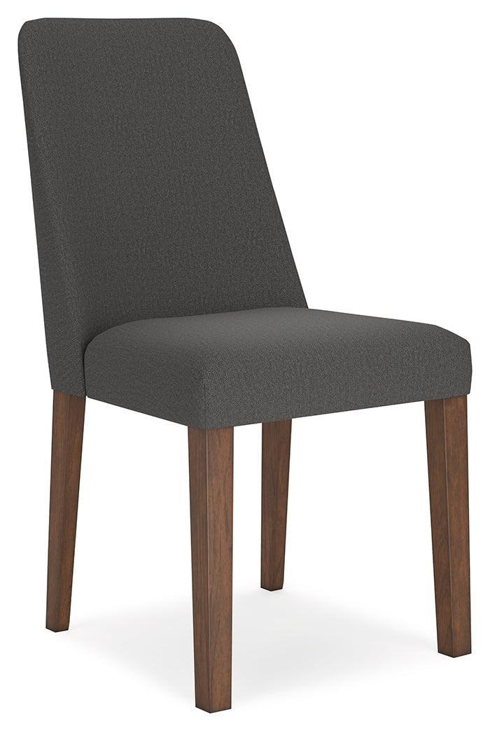 Lyncott Charcoal/Brown Dining Table and 4 Chairs - Image 3