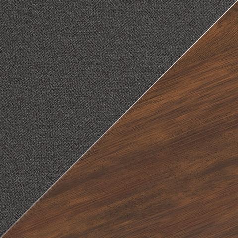 Lyncott Charcoal/Brown Dining Table and 4 Chairs - Image 6