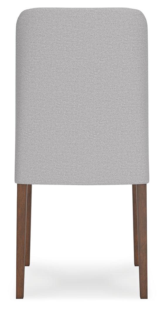 Lyncott Gray/Brown Dining Table and 4 Chairs - Image 5