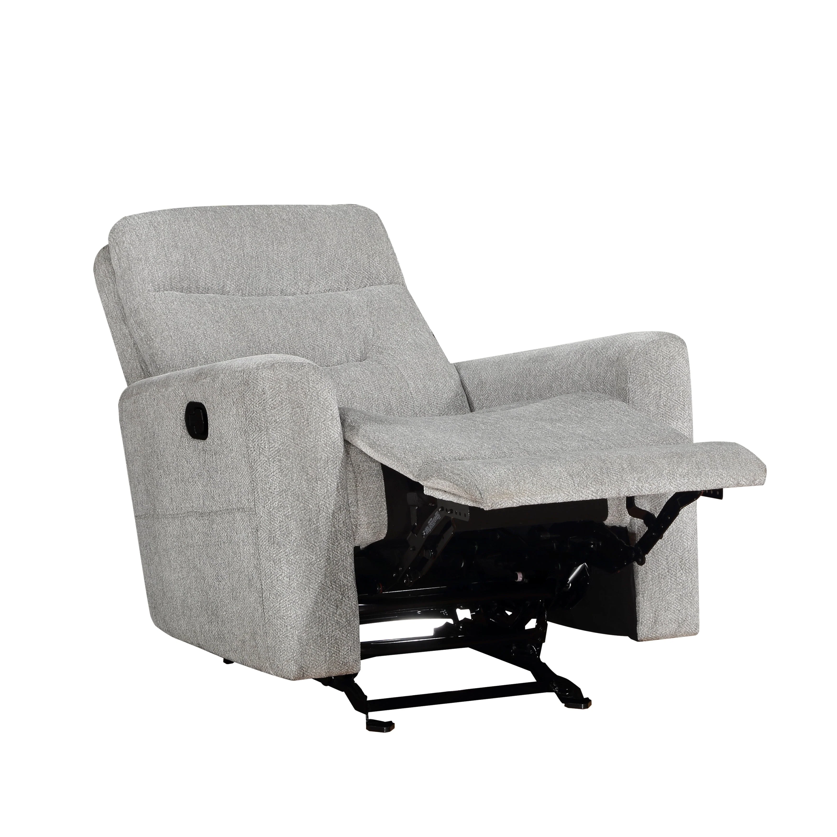 Lyndon Gray Double Reclining Living Room Set - Image 15
